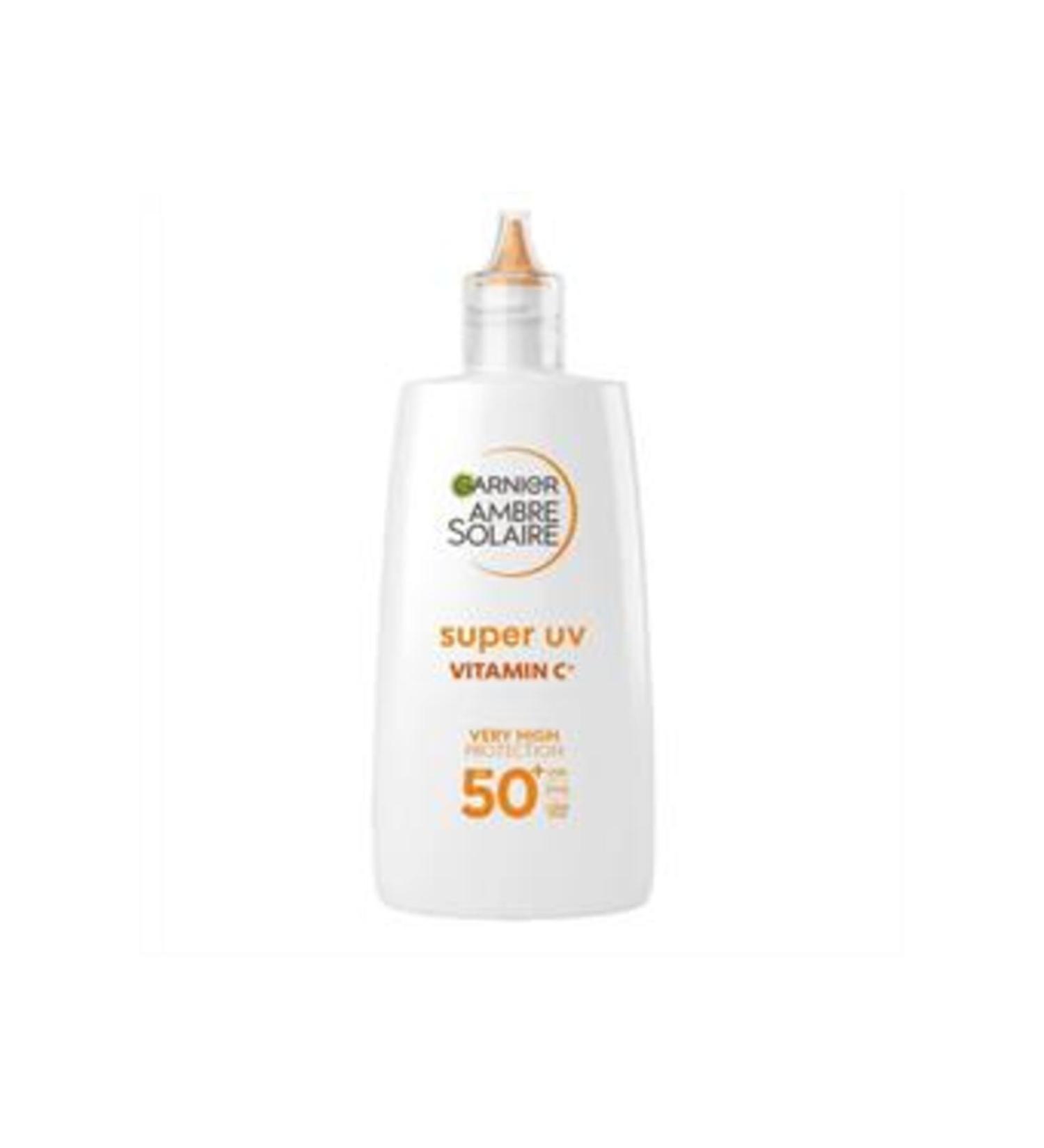Baby Garnier Ambre Solaire Super UV Vitamin C Dark Spot Prevention Fluid Cream SPF50+ 40ml (SINGLE)