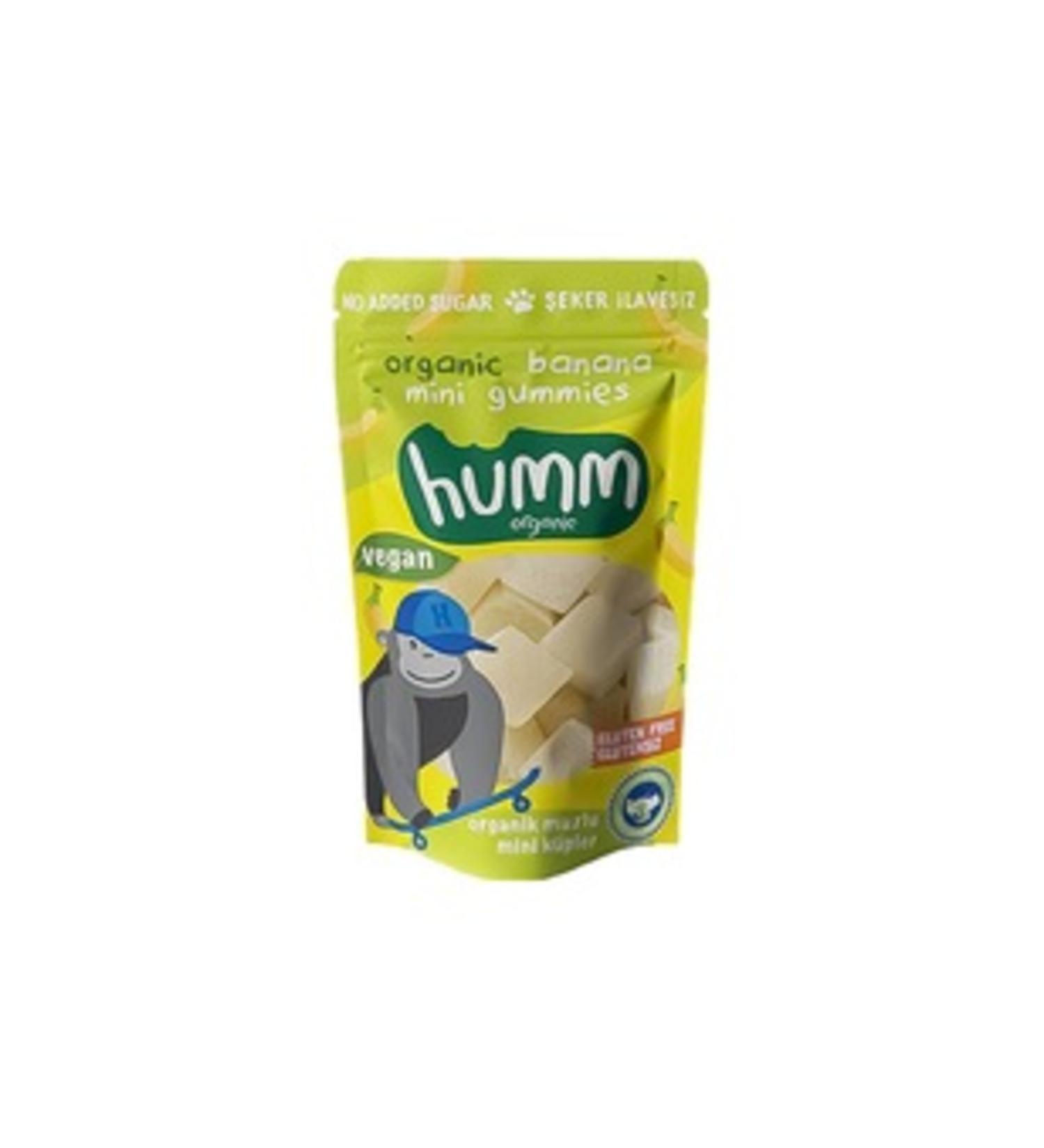 Humm Organic Organic Gluten-Free Vegan Banana Mini Cubes 30 G (PACK OF TWO)