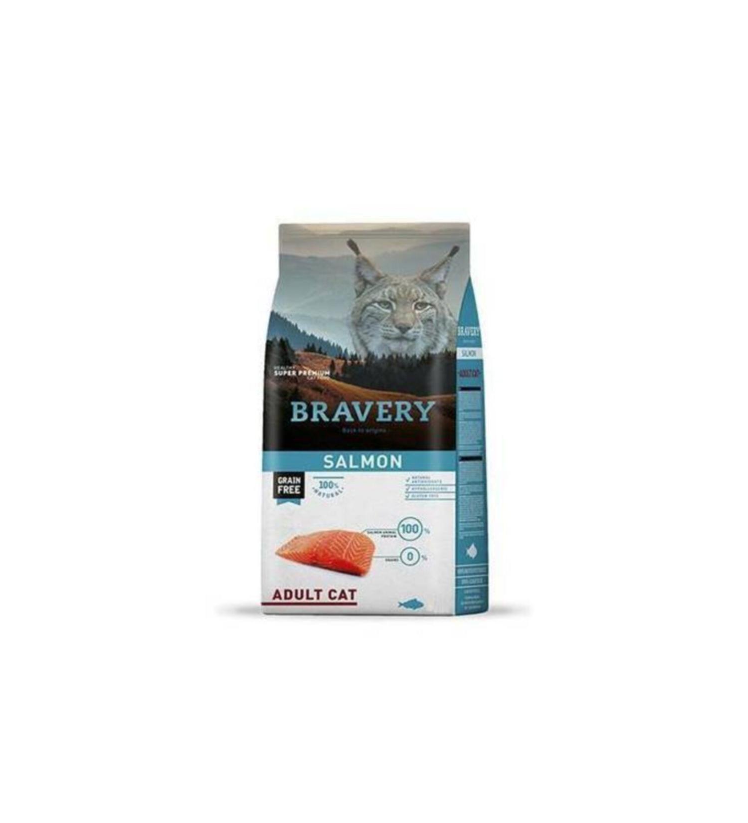 Bravery Grain Free Cat Food Salmon 2 Kg