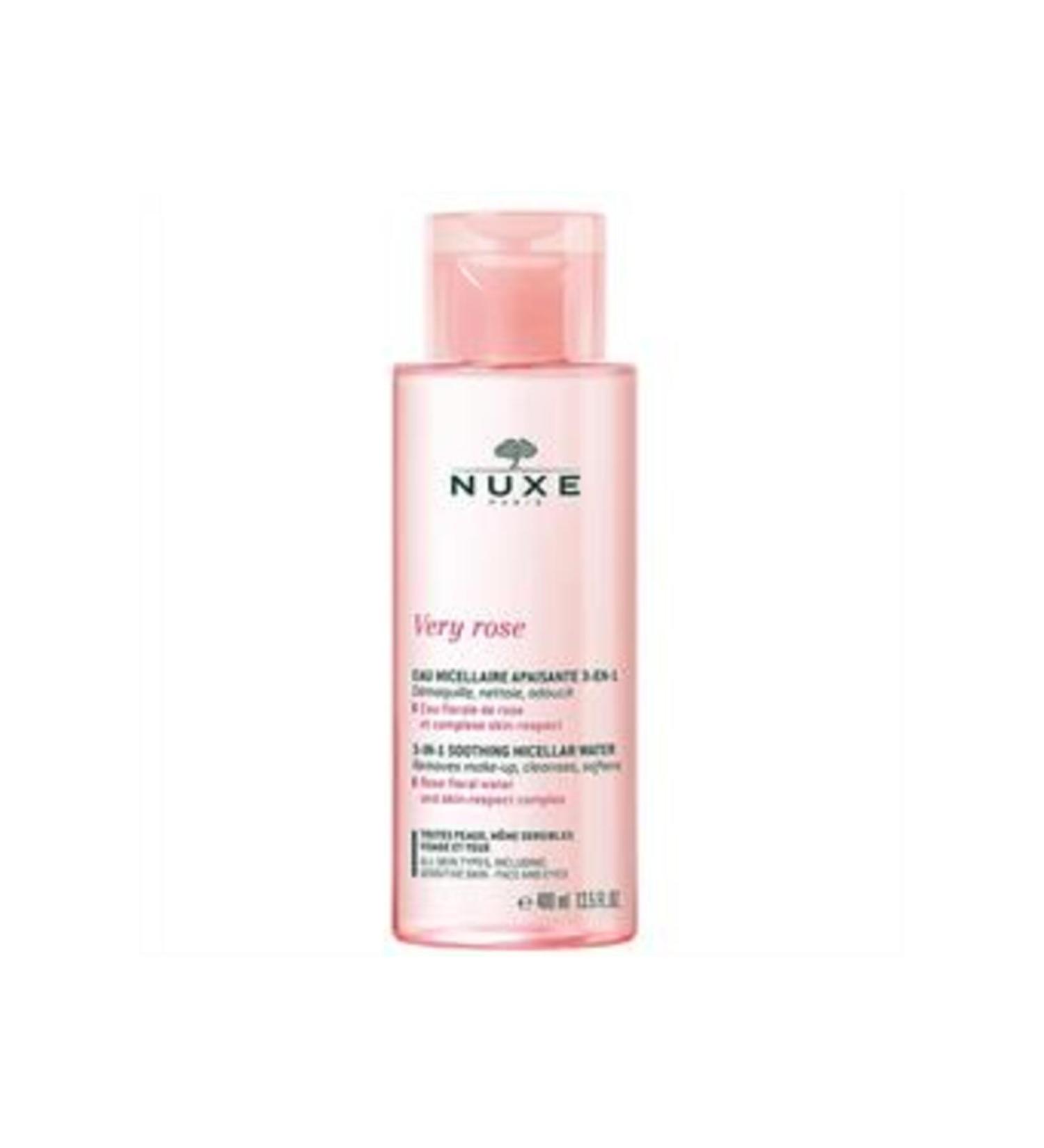 Nuxe Very Rose Moisturizing Micellar Water with Rose Essence 400ml (SINGLE)