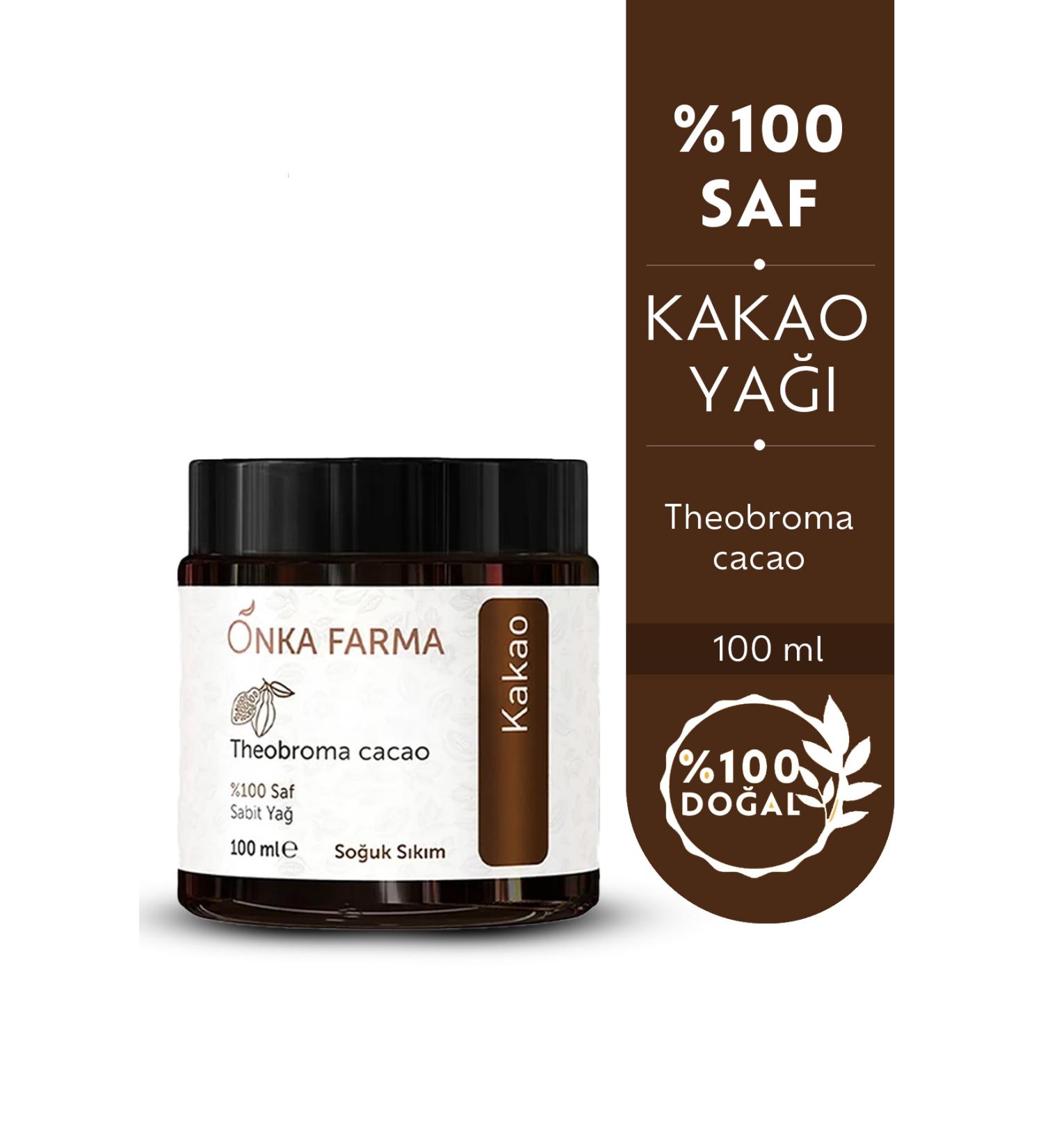 OnkaFarma Onka Farma Tanning Cocoa Butter - Cold Pressed 0 Pure Natural Cocoa Butter Spf - 100 ml