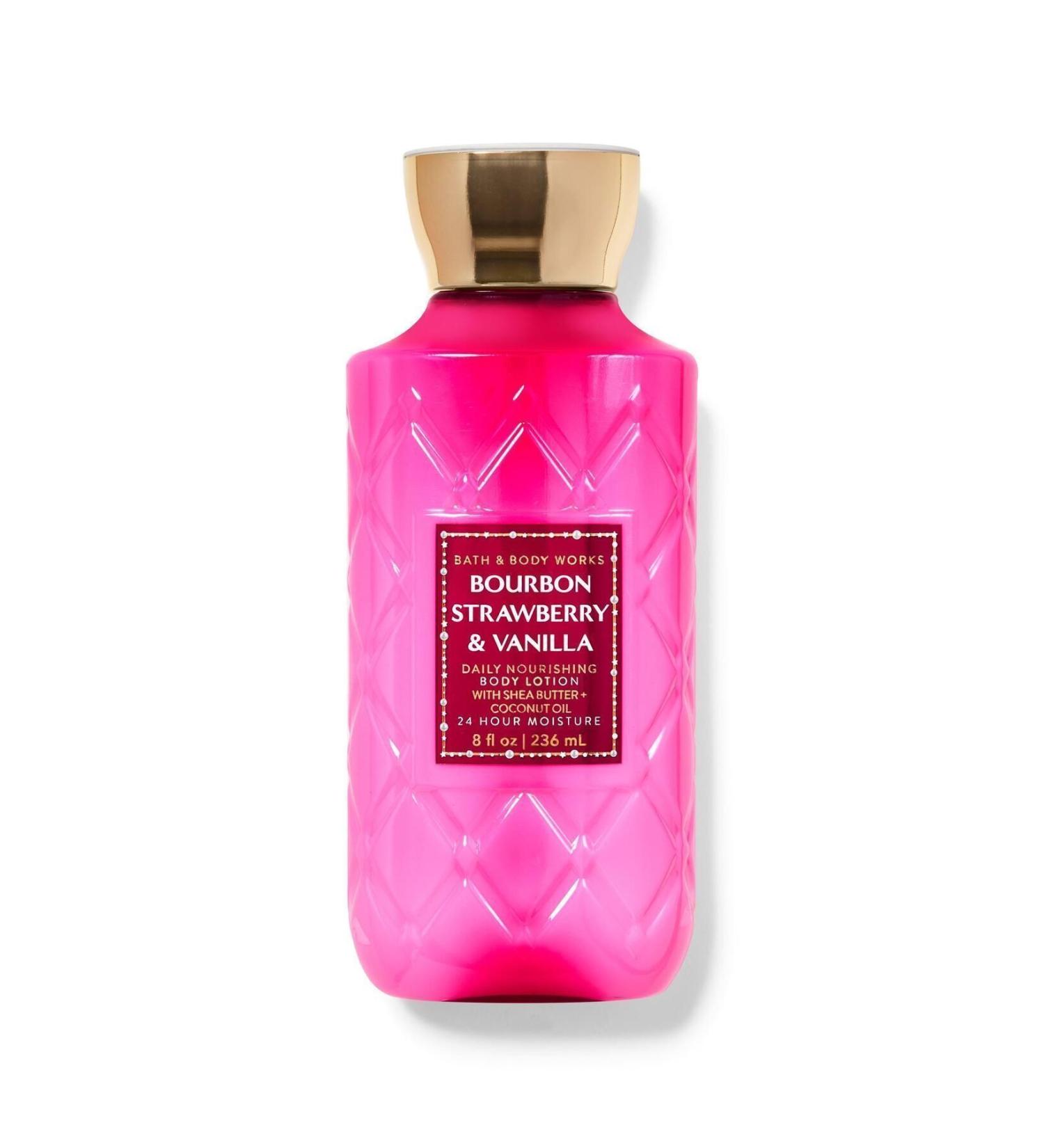 Bath & Body Works Bourbon Strawberry & Vanilla Moisturizing Body Lotion 236 ml