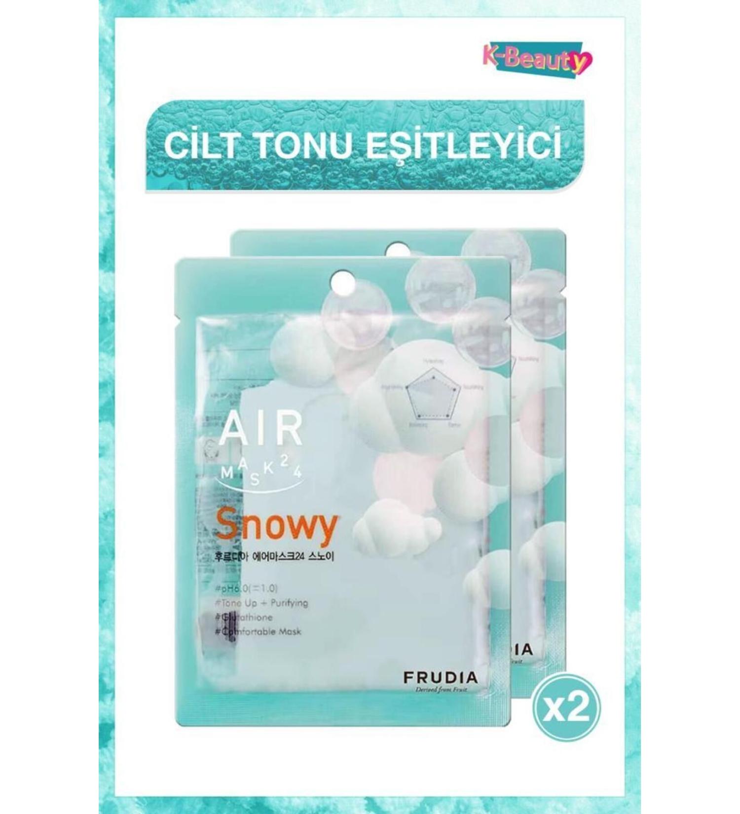 Frudia Air Snowy Balancing Mask 2 Pieces