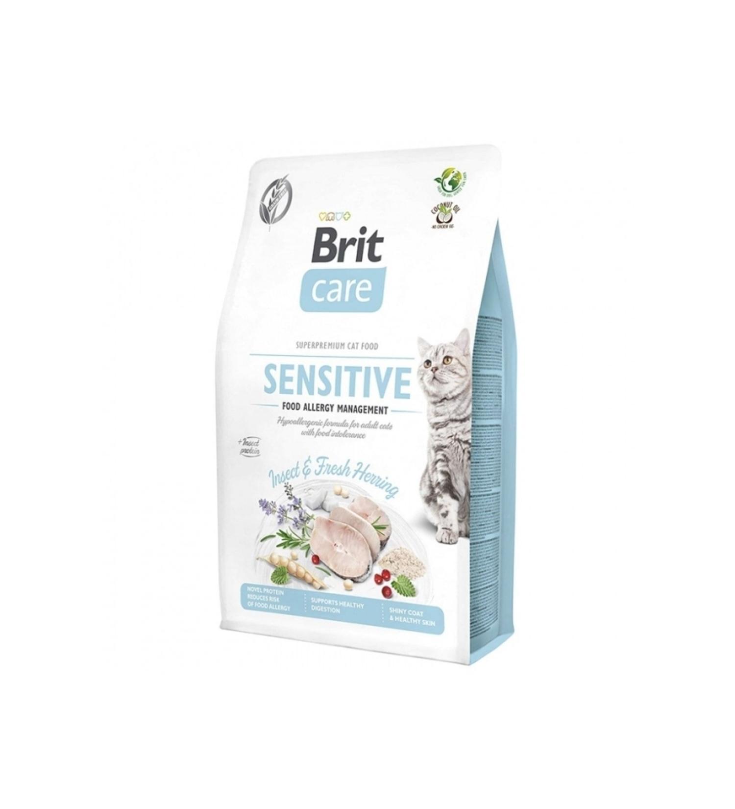 Brit Care Sensitive Herring and Insect Cat Food 2 Kg