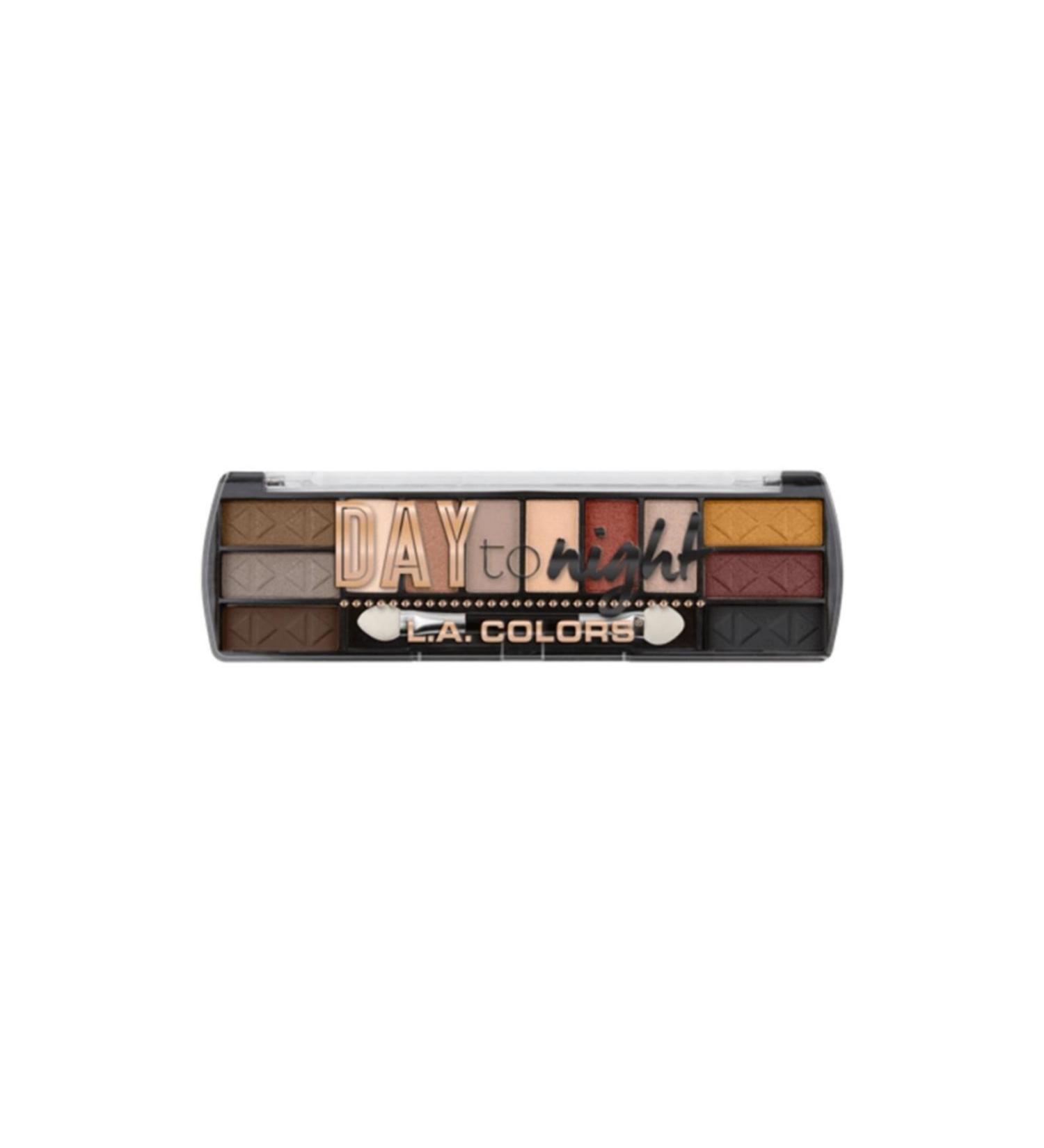 LA Colors Day To Night Eyeshadow Palette-sundown 81555744304