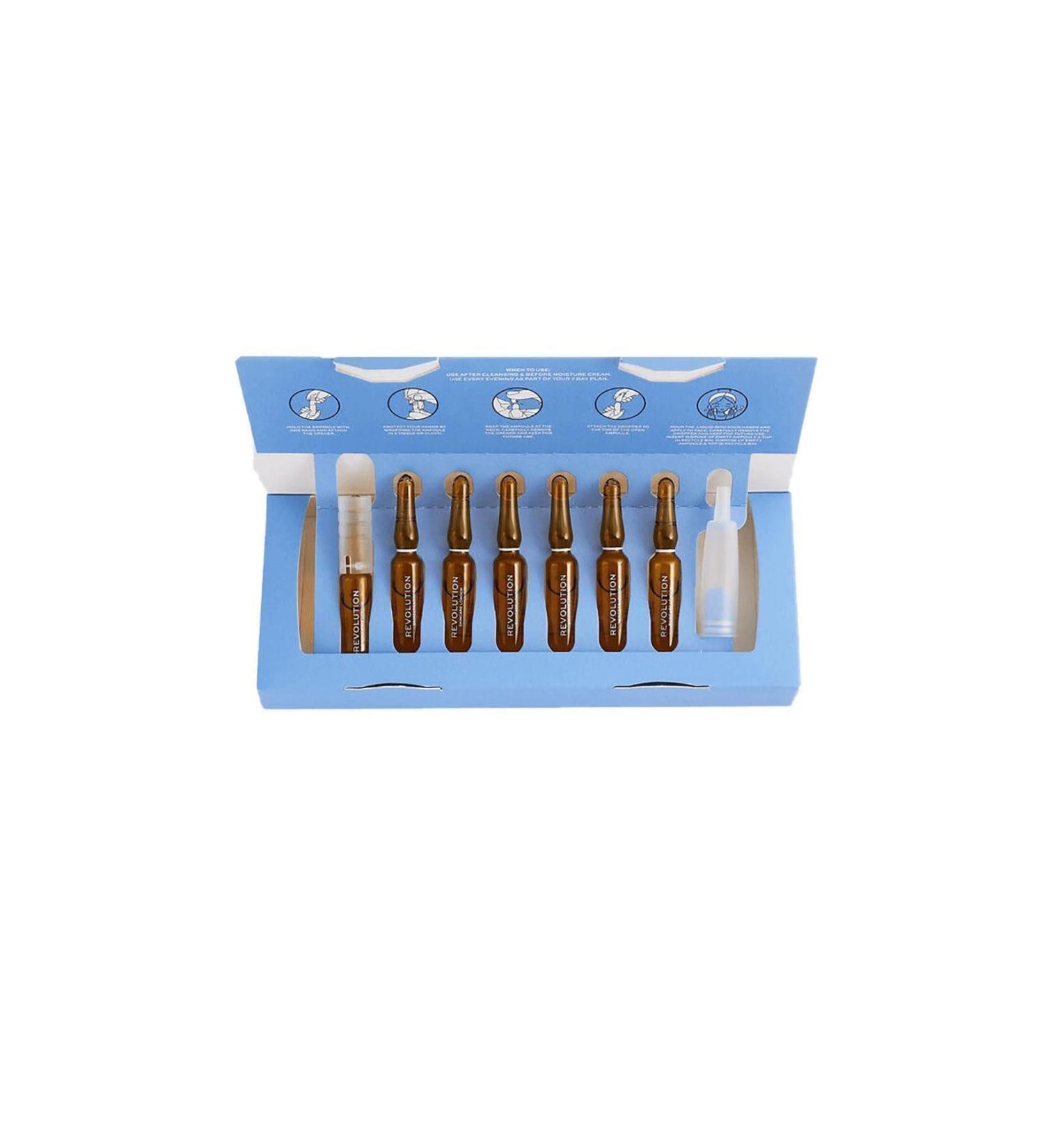 REVOLUTION SKINCARE Skincare 7 Ampoules Salicylic Acid - Buy Online on GoSupps.com