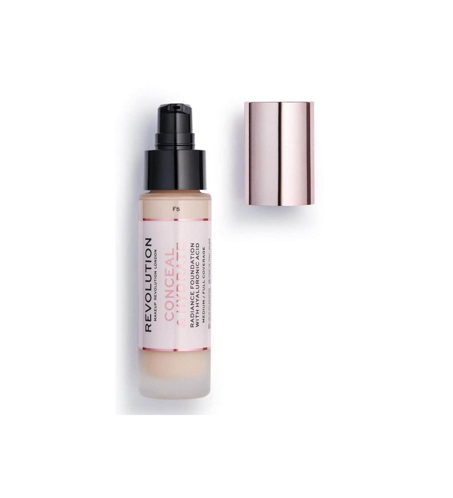 Revolution Conceal & Hydrate Hyaluronic Acid F5 Foundation - Buy Online on GoSupps.com