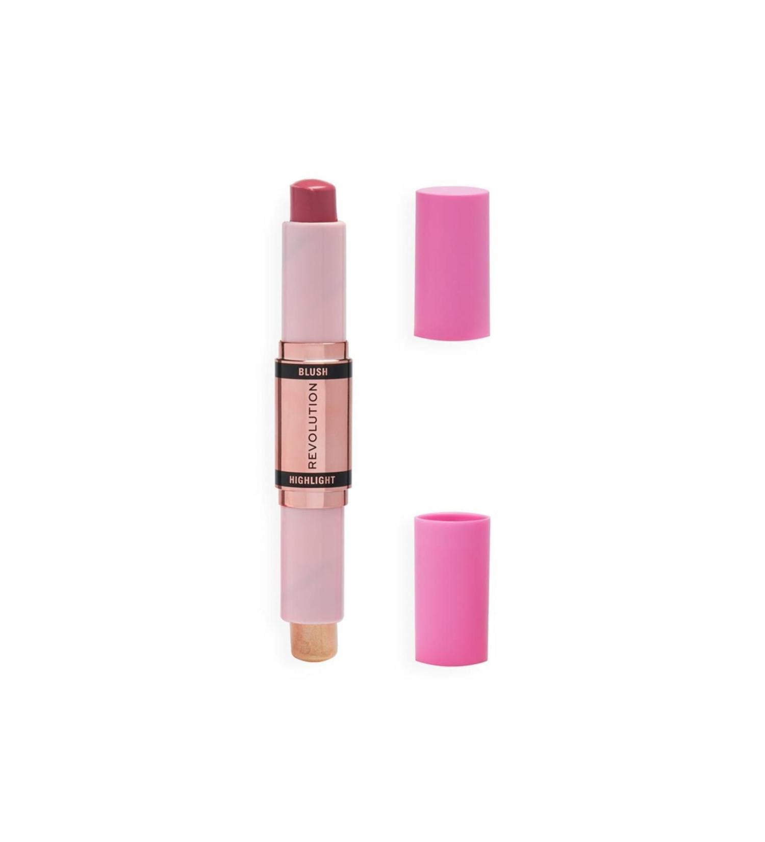 MAKEUP REVOLUTION Revolution Blush & Highlighter Stick Mauve Glow - Buy Online on GoSupps.com