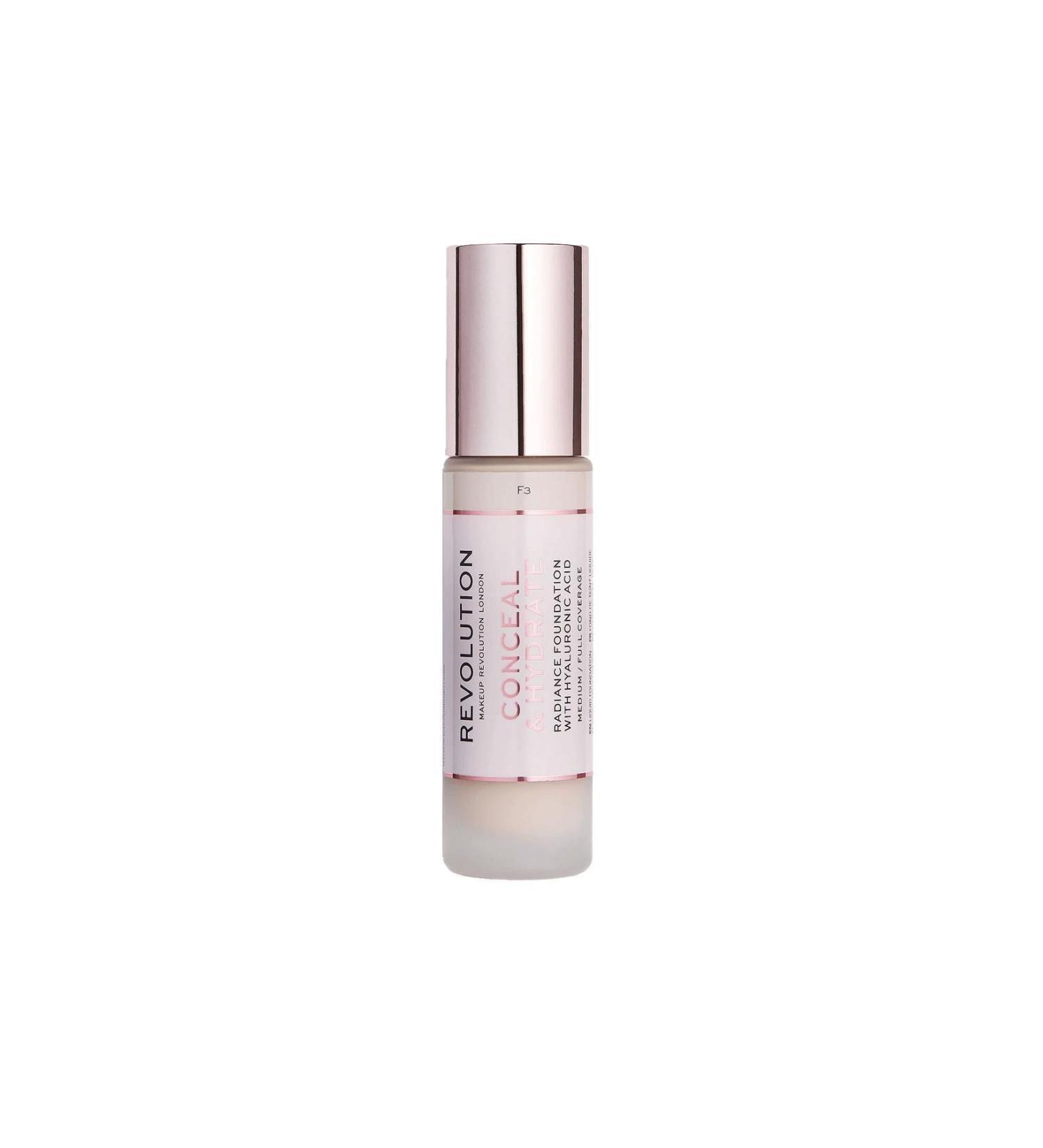 Revolution Conceal & Hydrate Hyaluronic Acid F3 Foundation
