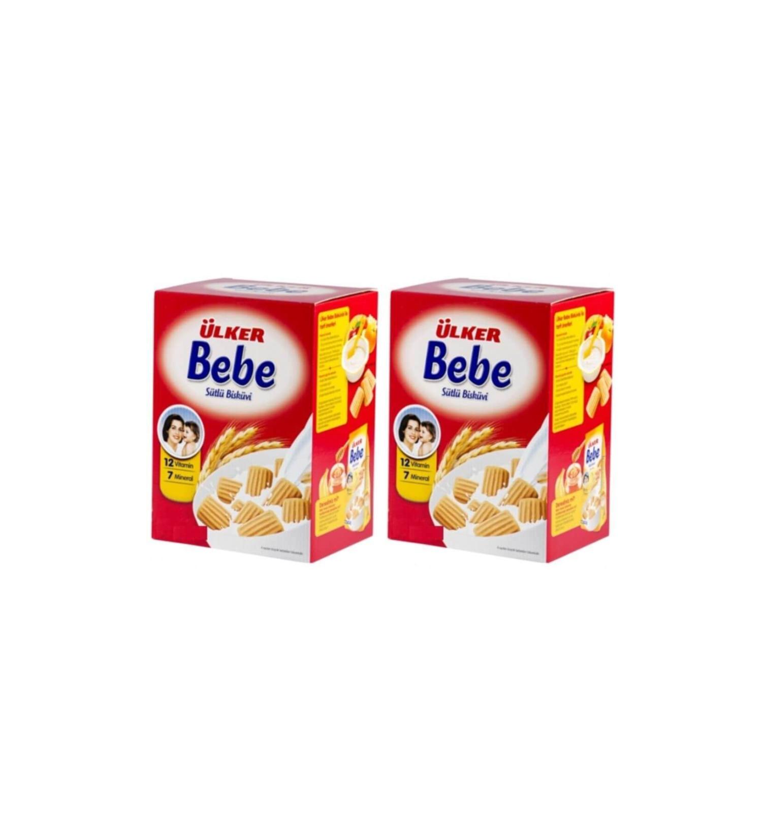 Ulker Baby Biscuits 1600 Gr 12 Vitamin Box Set of 2