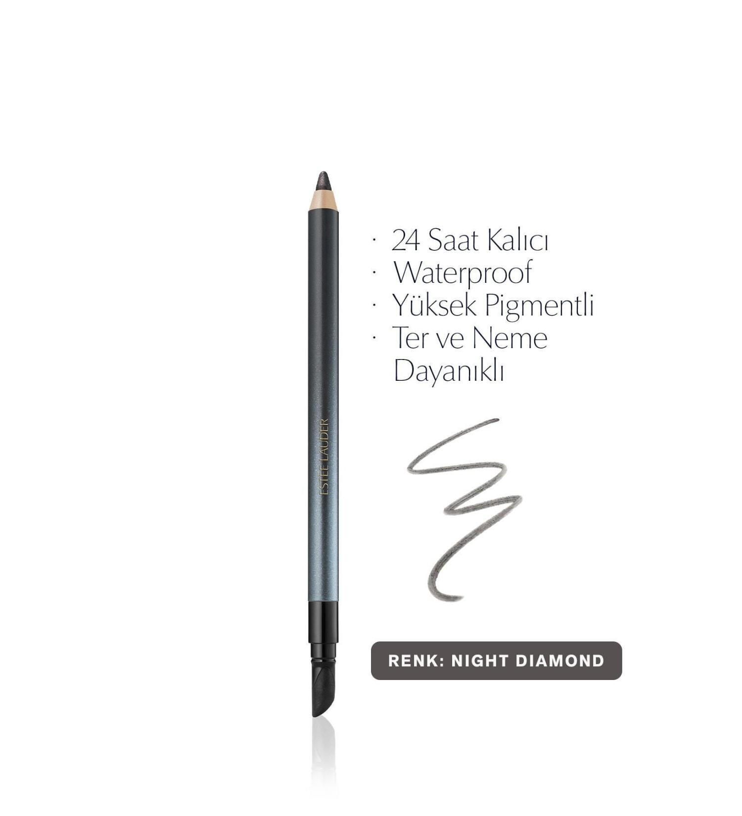 Estee Lauder Eye Pencil - Double Wear 24 Hour Waterproof Gel Eye Pencil -04 Night Diamond