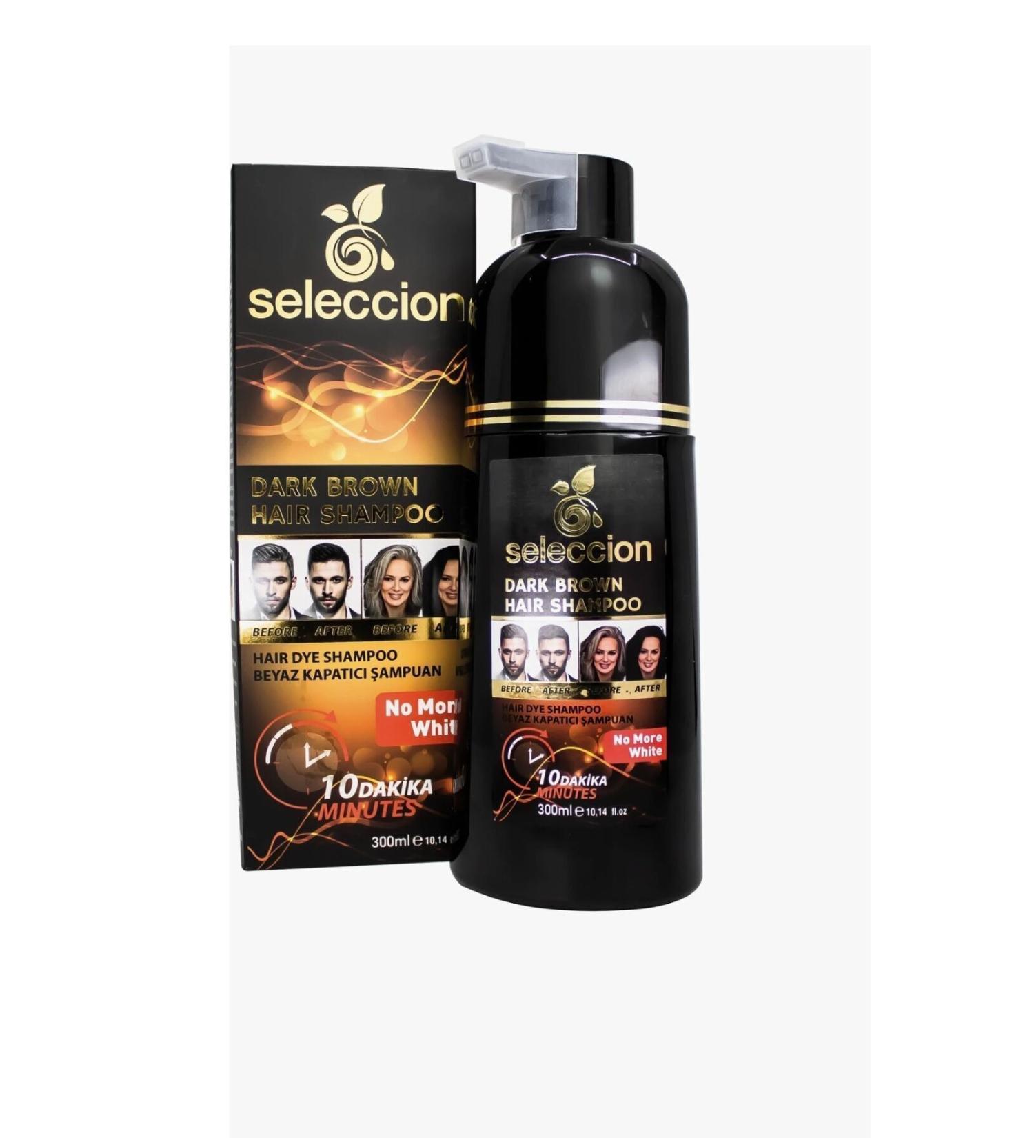 Dove Seleccion White Concealer Shampoo Dark Brown 300 ml