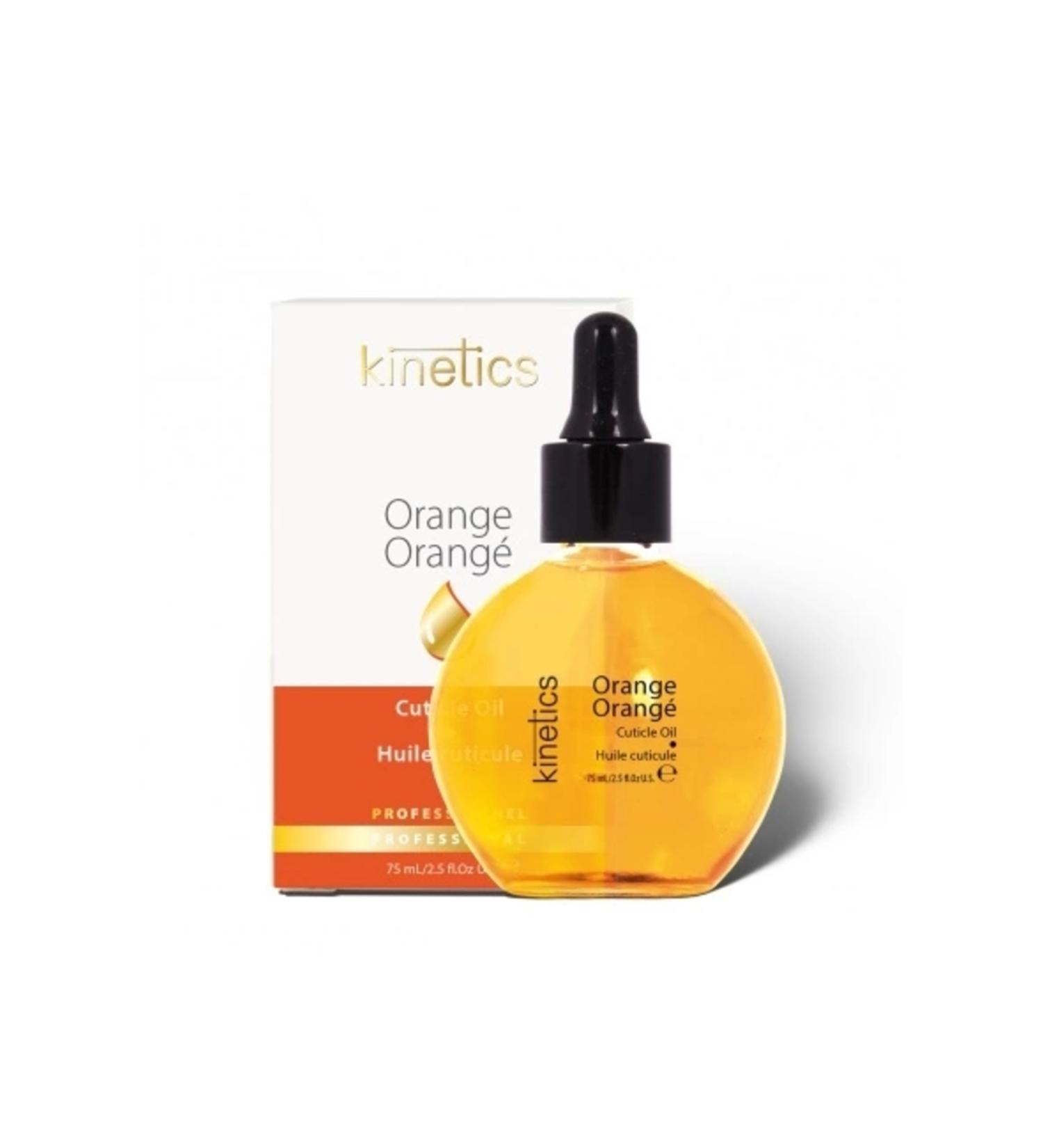 kinetics Orange Cuticle Oil 75ml With Dropper In Box