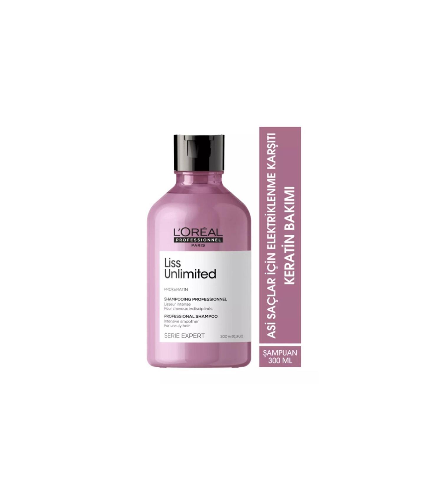 L'oreal Professionnel Liss Unlimited Smoothing Anti Frizz Shampoo 300 Ml Eva-No82