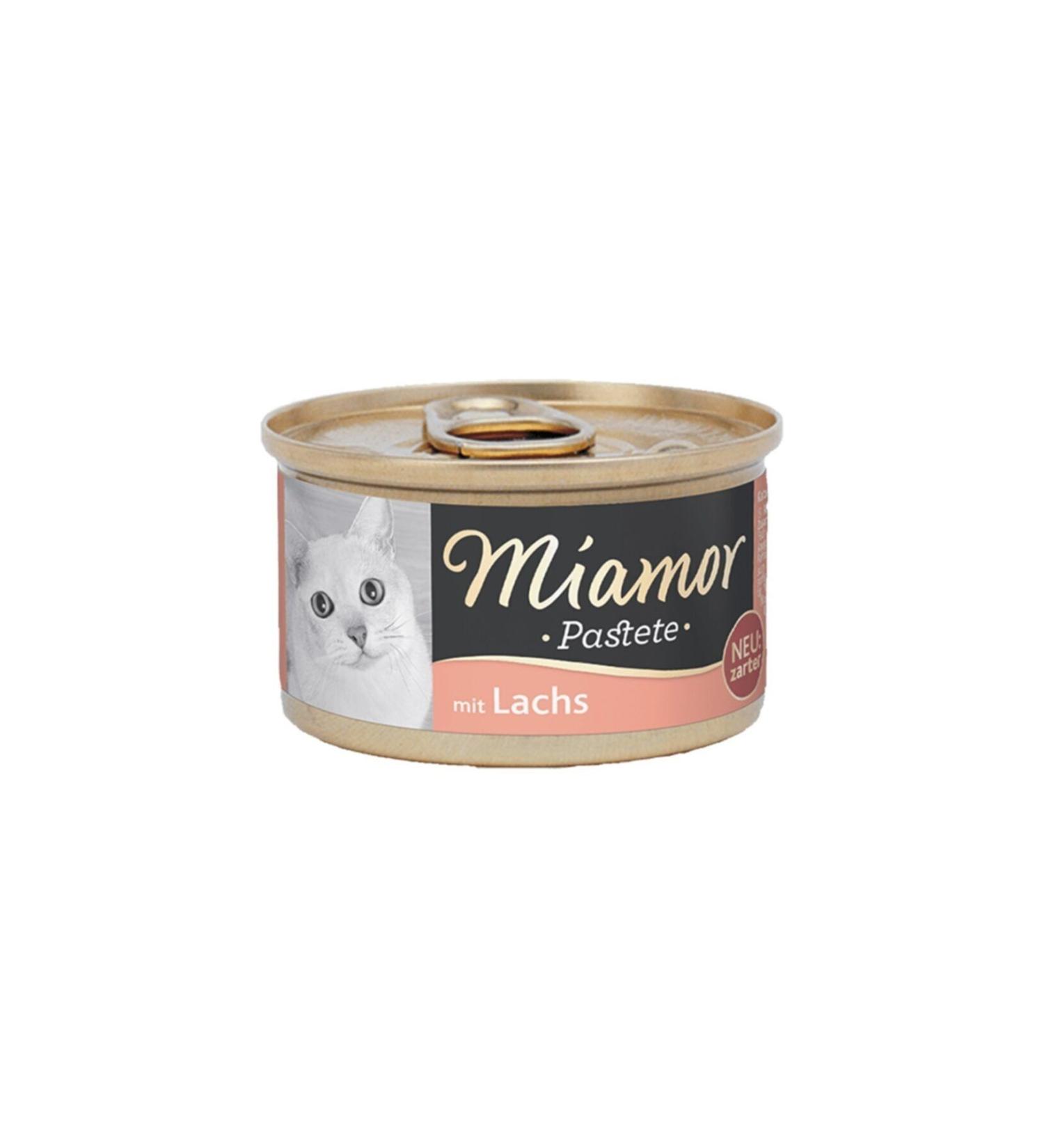 Miamor Miamor Pastete 5 Pieces Salmon Cat Canned Food 85 G