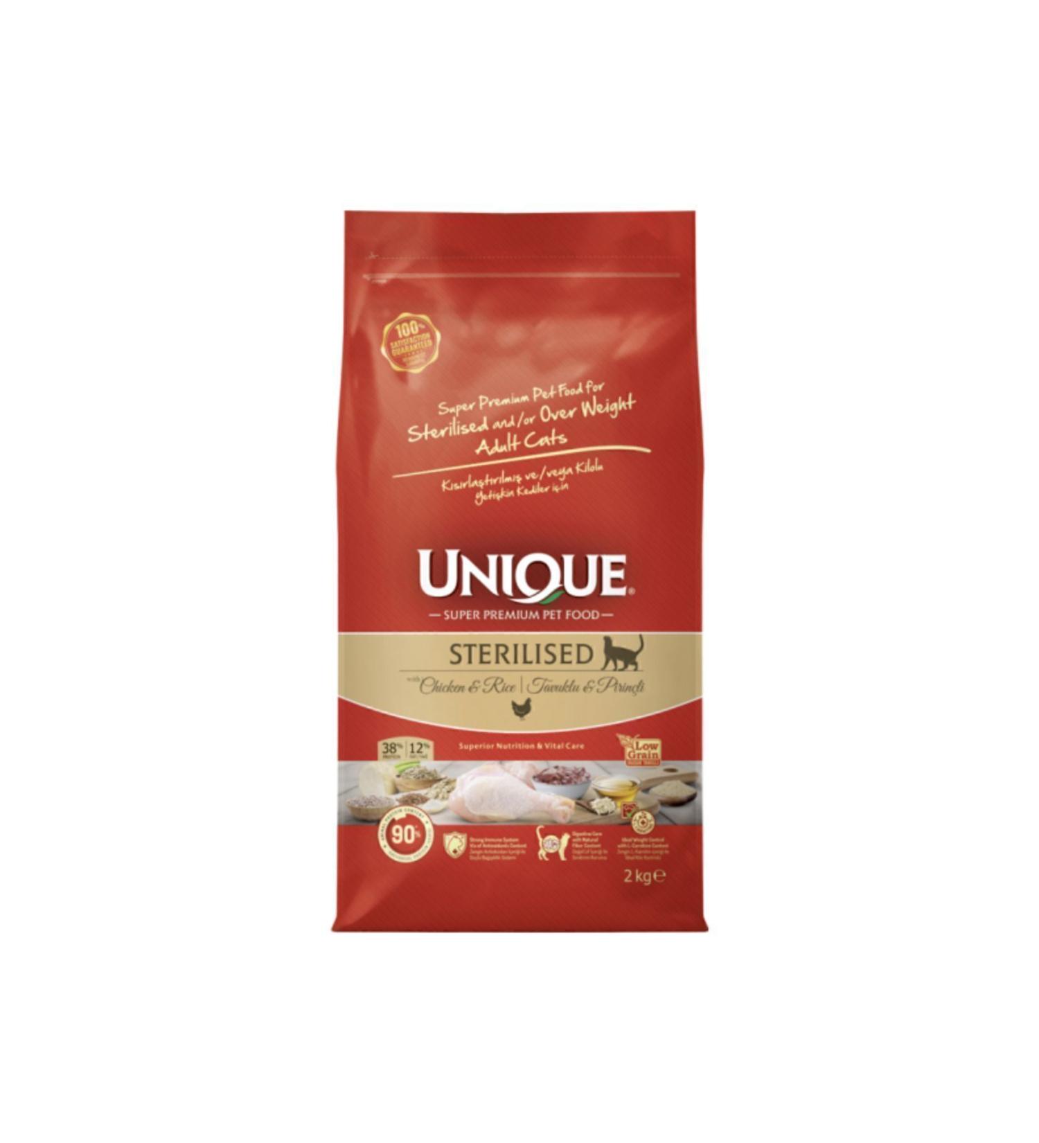 Unique Strelised Chicken Sterilized Cat Food 2kg