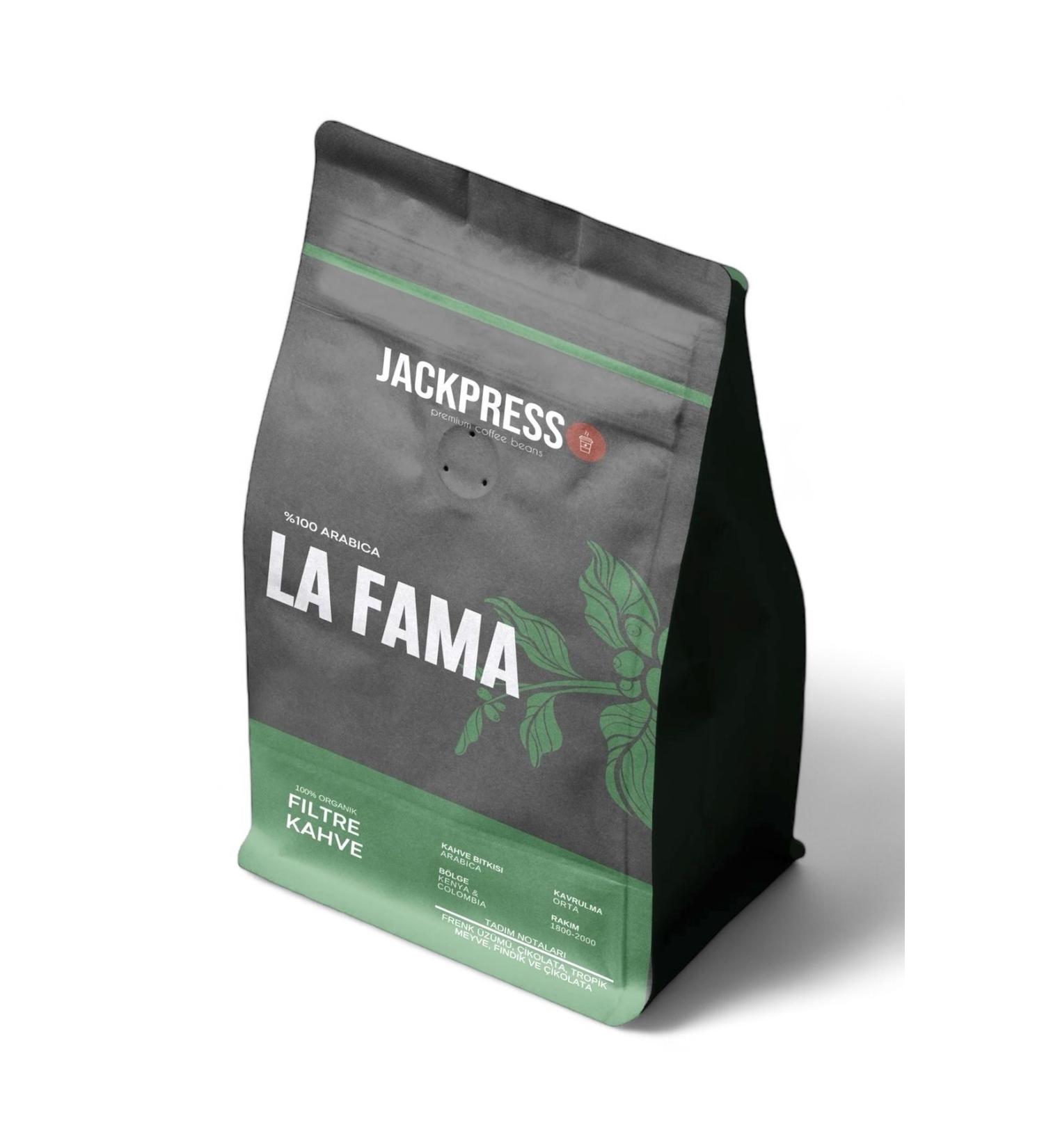 Jackpresso La Fama - 0 Arabica Filter Coffee - 100gr