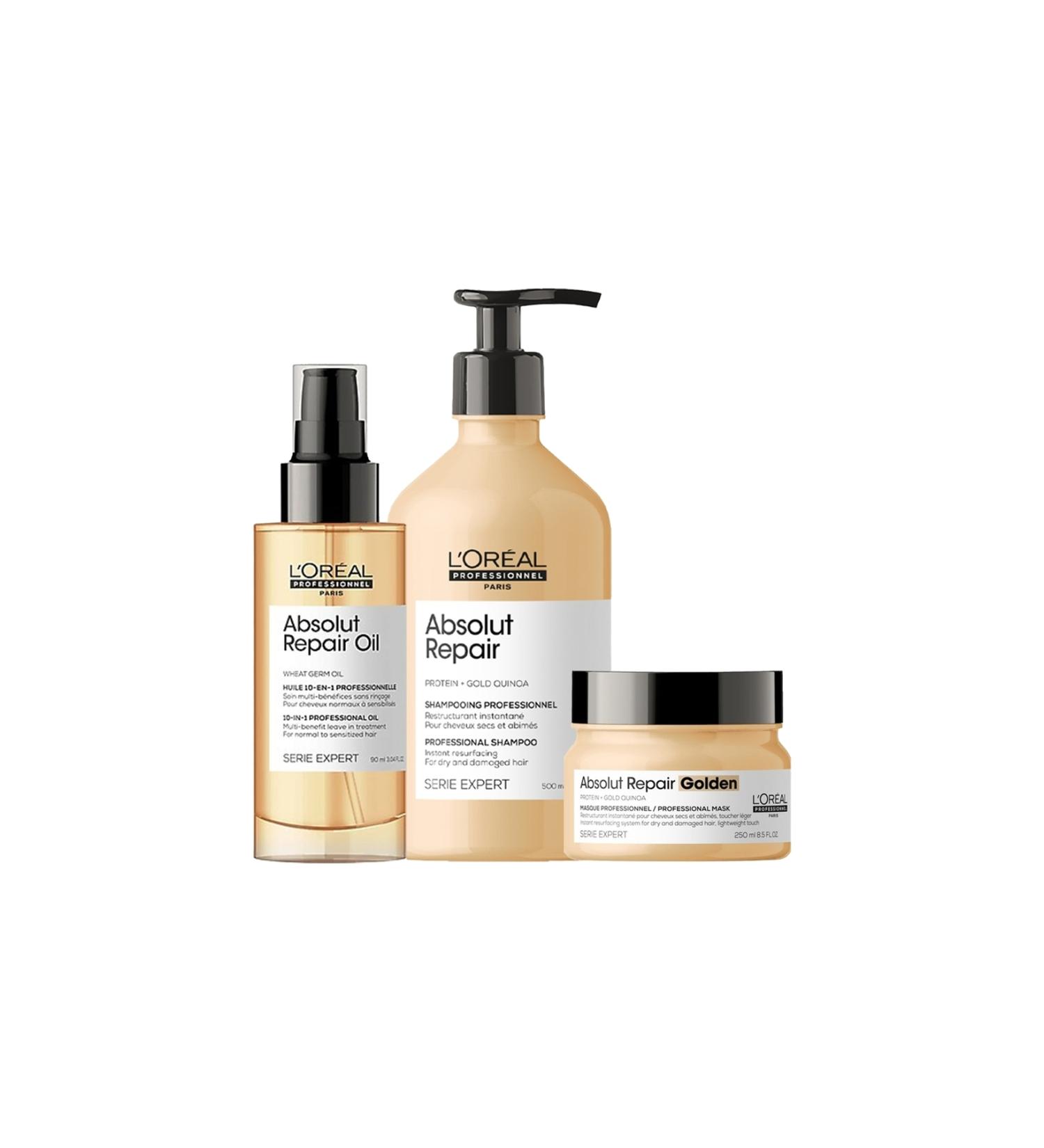 L'oreal Professionnel Paris Serie Expert Absolut Repair Repair Care Set for Damaged Hair - Buy Online on GoSupps.com