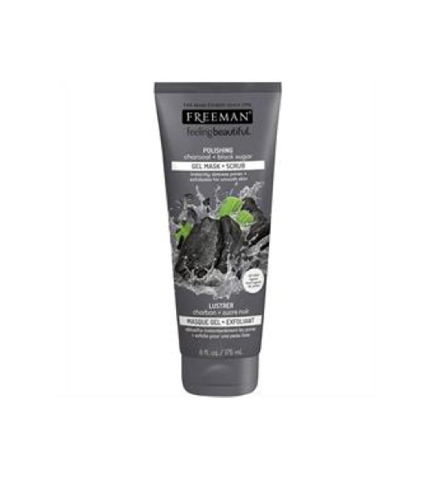 Freeman Charcoal and Brown Sugar Gel Mask Scrub 175ml (SINGLE)