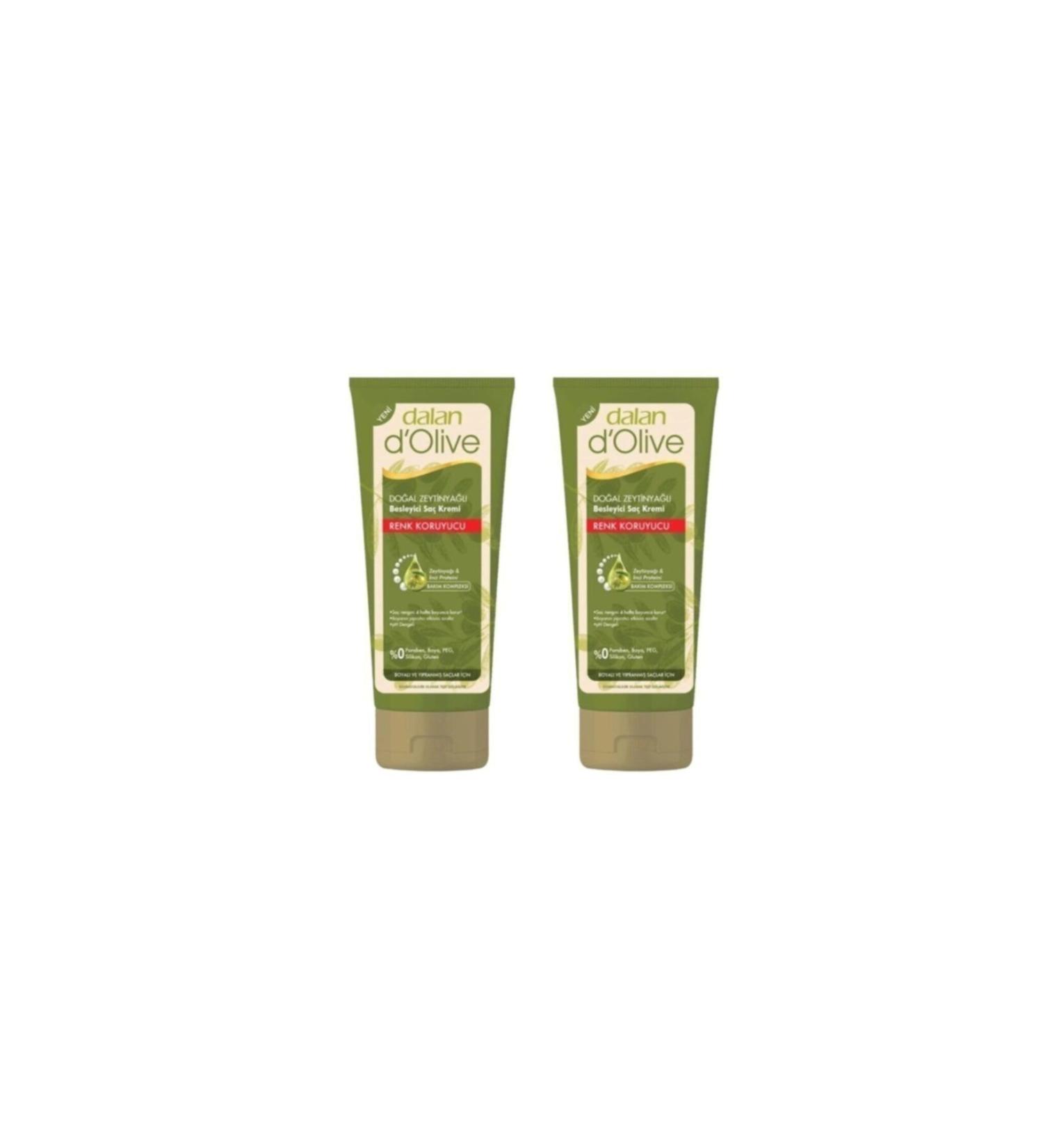 Dalan Dolive Hair Conditioner Olive Oil Color Protector 200 Ml X 2 Pieces