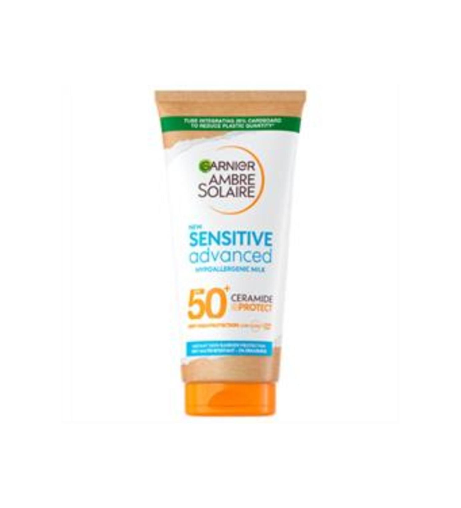 Baby Garnier Ambre Solaire Sensitive Advanced Milk Ceramide Sun Protection Milk 175ml (SINGLE)