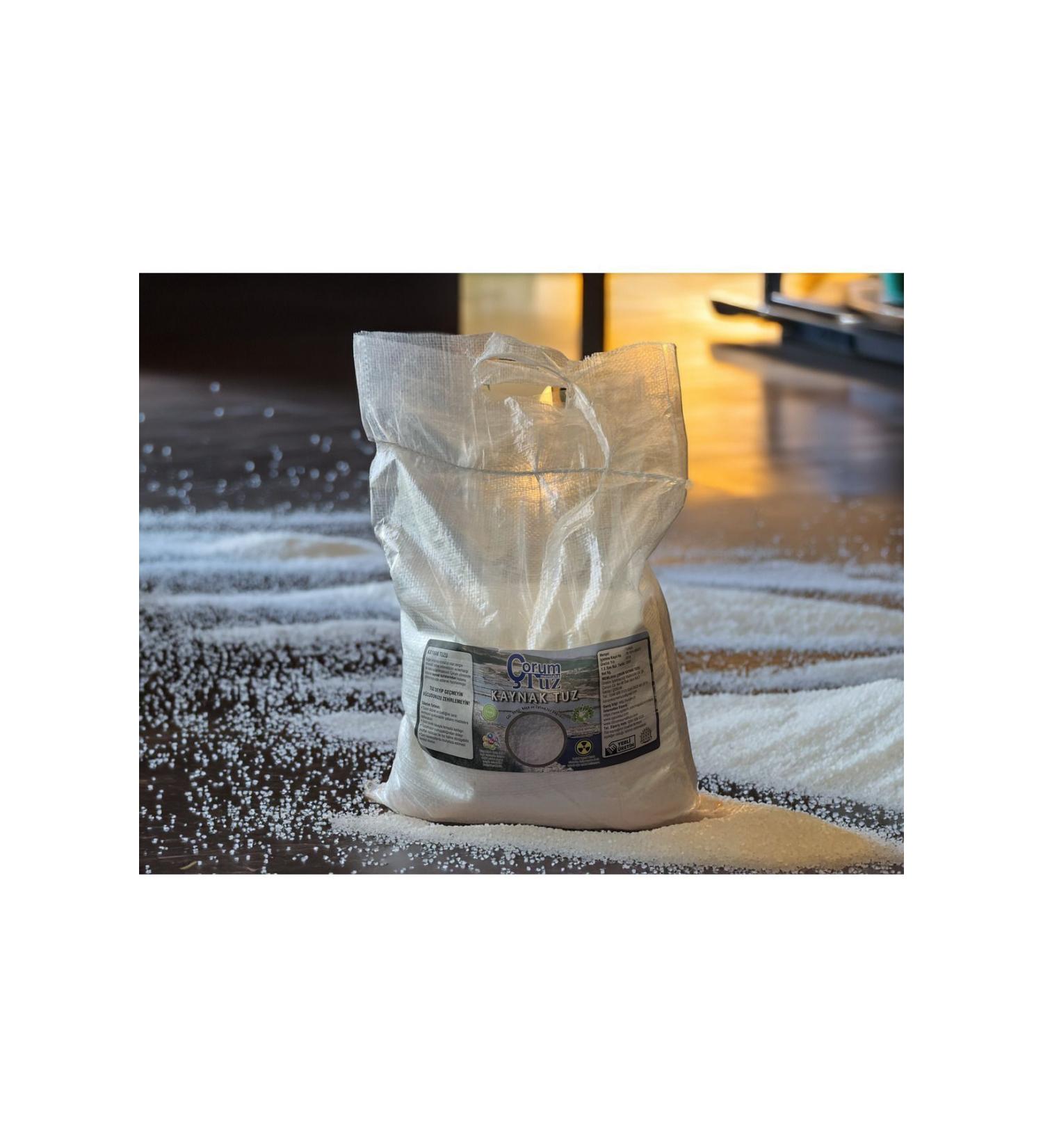 orum Memlaha orumtuz 0 Natural orum Spring Salt 1 Piece 5 Kg Bag T rkiye's Natural Salt orumtuz