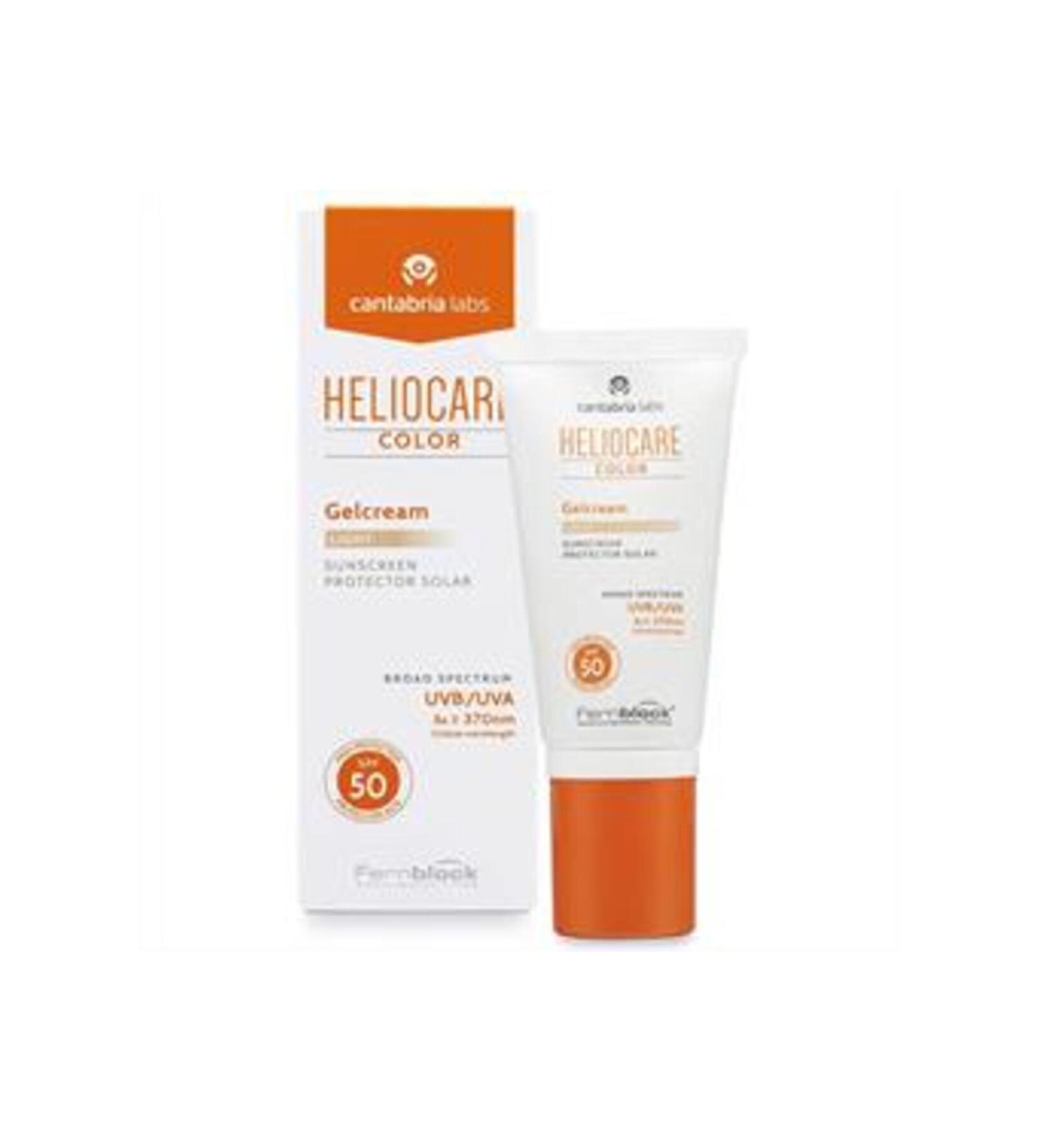 Baby Heliocare Color Gel Cream Color Gel Sun Cream SPF50 Light Wheat 50ml (SINGLE)