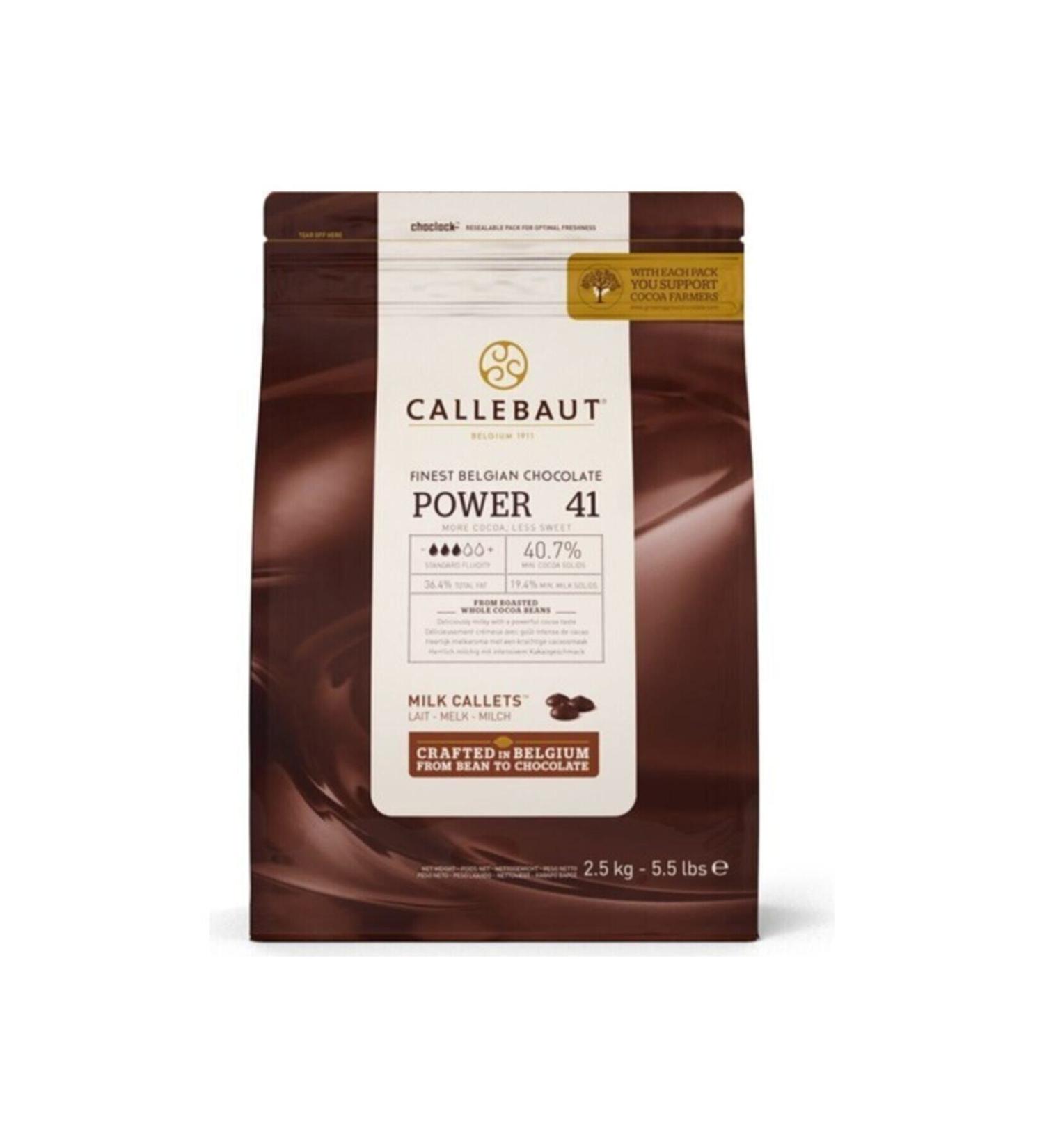 Callebaut Strong 41 Intensive Milk Drop 2.5 kg - Buy Online on GoSupps.com