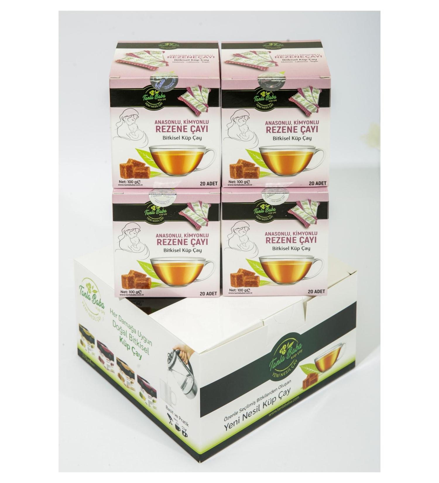 TanlaBaba 4-Pack Wrapped Aniseed Cumin Fennel Tea100gr (20 PIECES) herbal Cube Tea - Buy Online on GoSupps.com