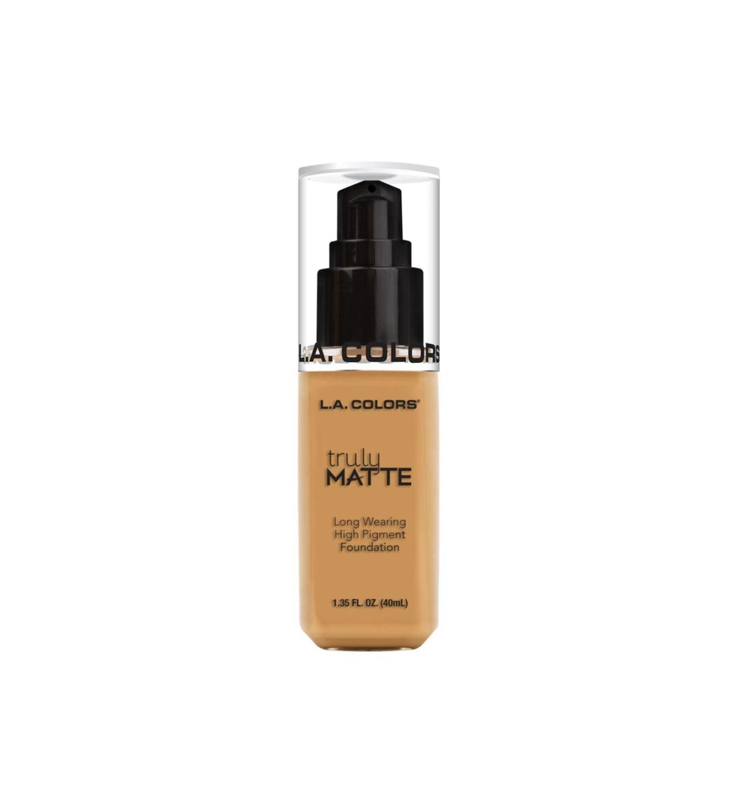 LA Colors La Colors Truly Matte Foundation-golden Beige 40ml