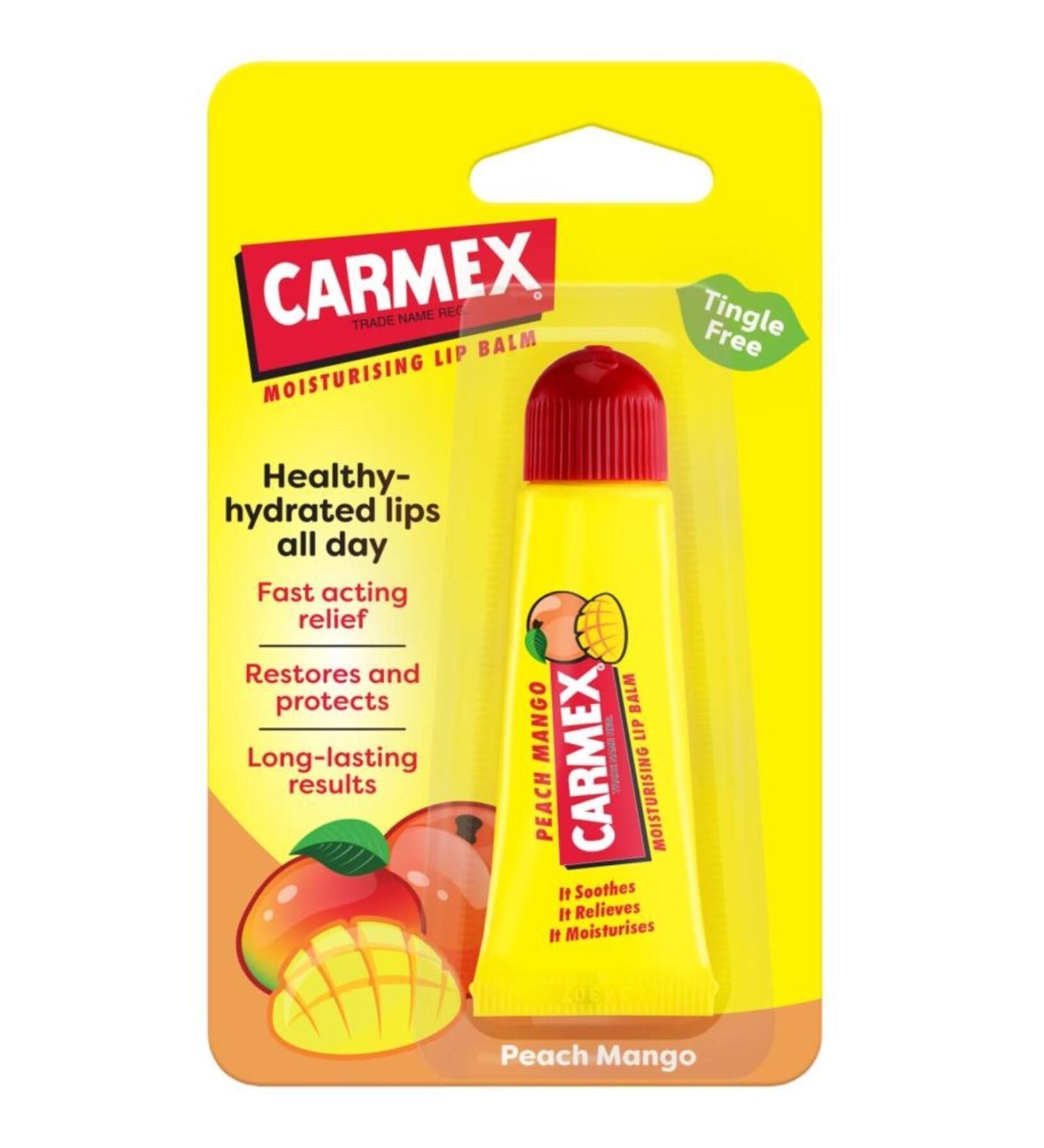 Carmex STICK LIP BALM PEACH & MANGO SPF15 10G