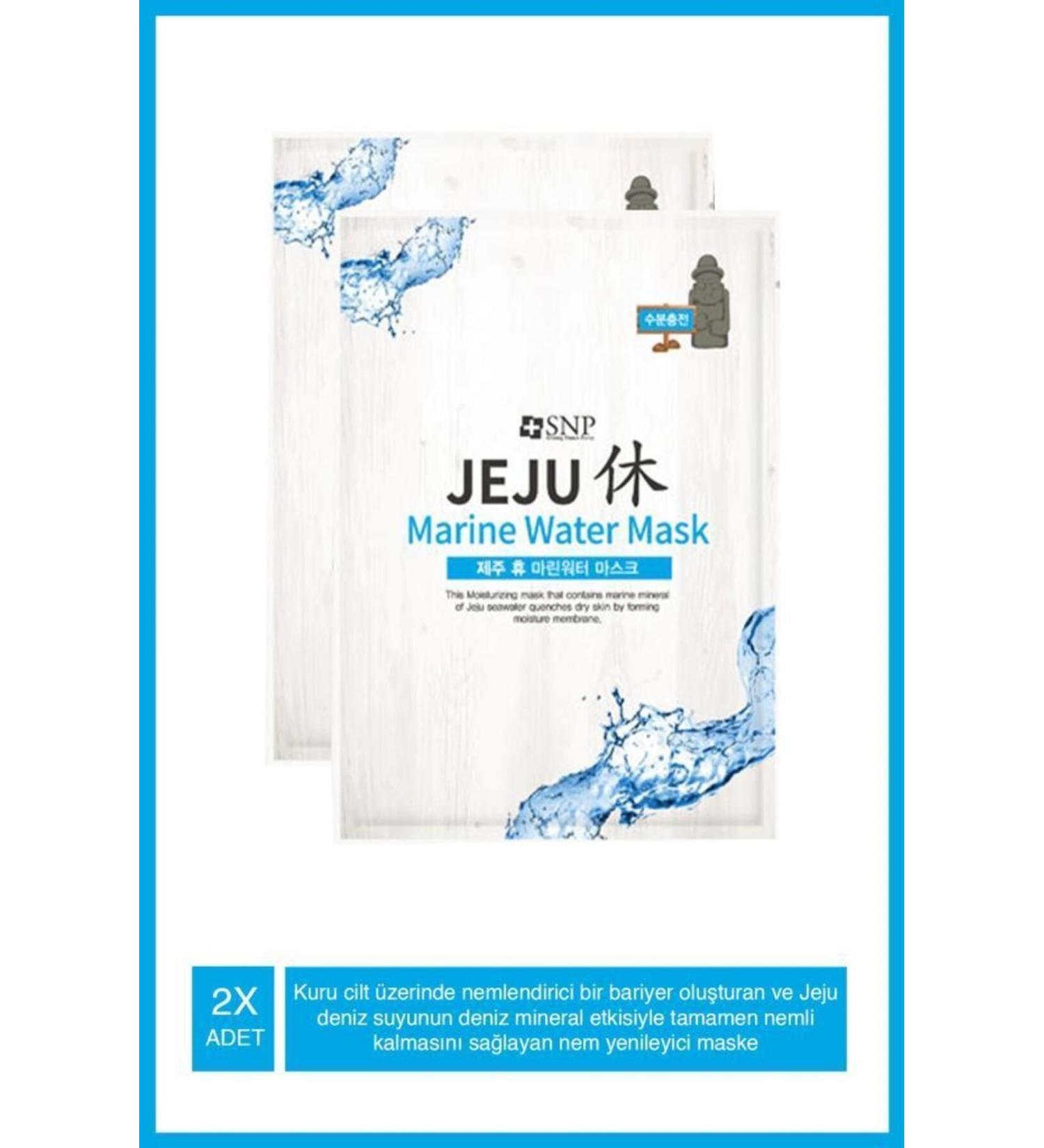 SNP Jeju Rest Marine Water Mask 22 Ml*2