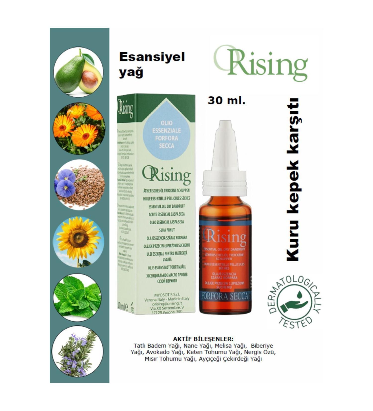 ORising FORFORA SECCA - Anti-Dandruff Hair Care Oil Oils Complex 30 ml