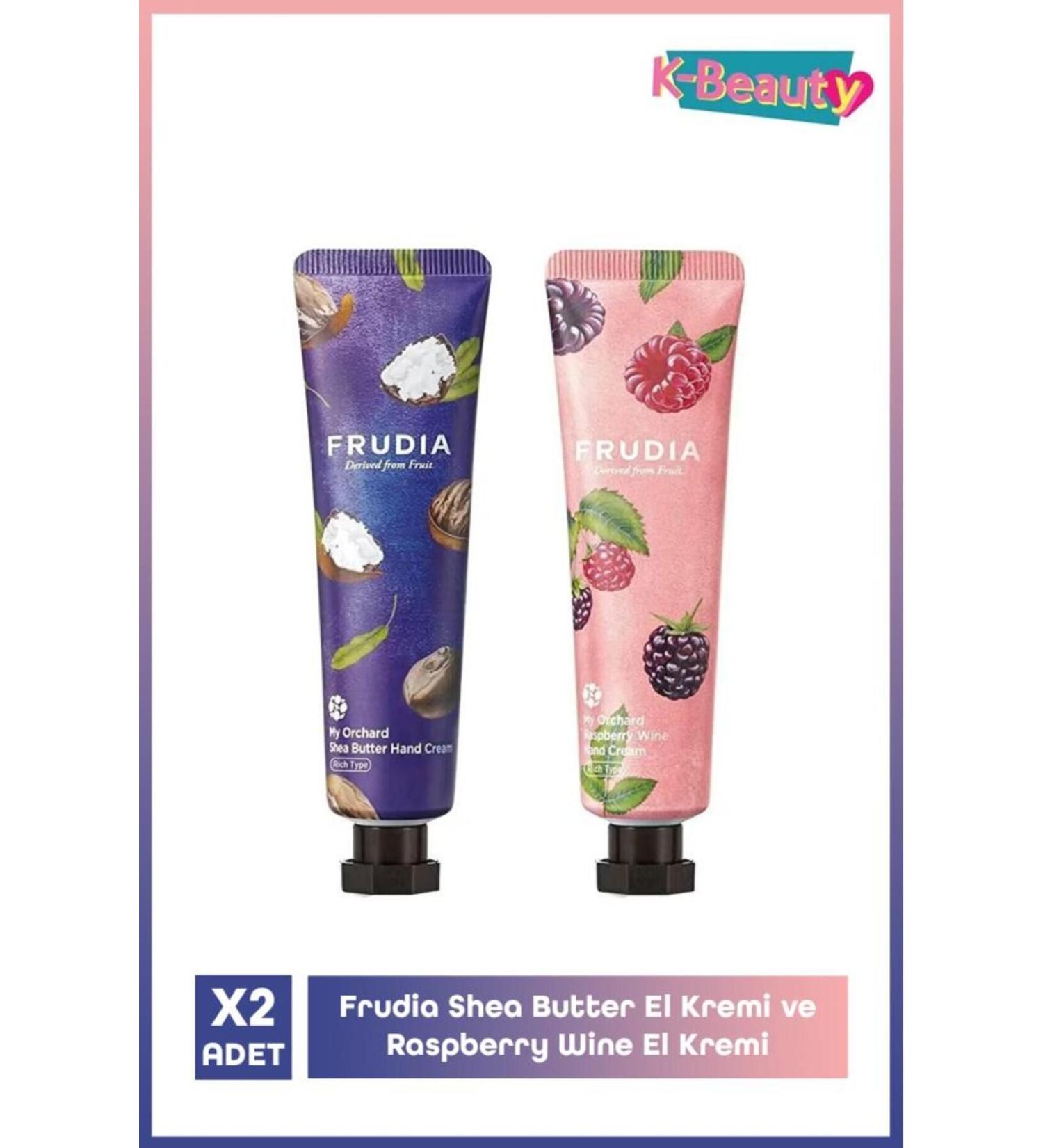 Frudia Shea Butter Hand Cream and Raspberry Wine Hand Cream