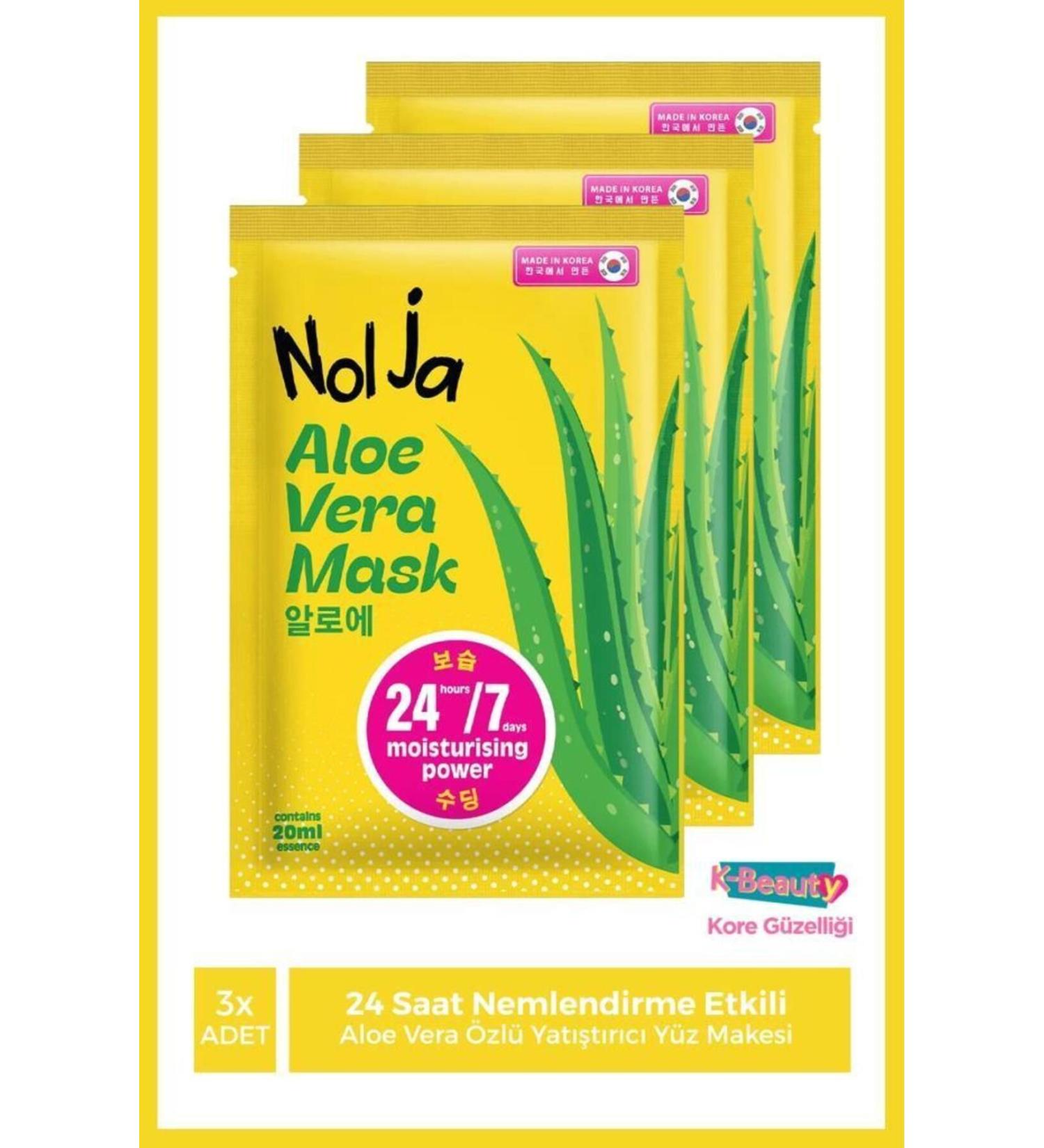 Watsons Nolja Aloe Vera Mask 3 Pieces