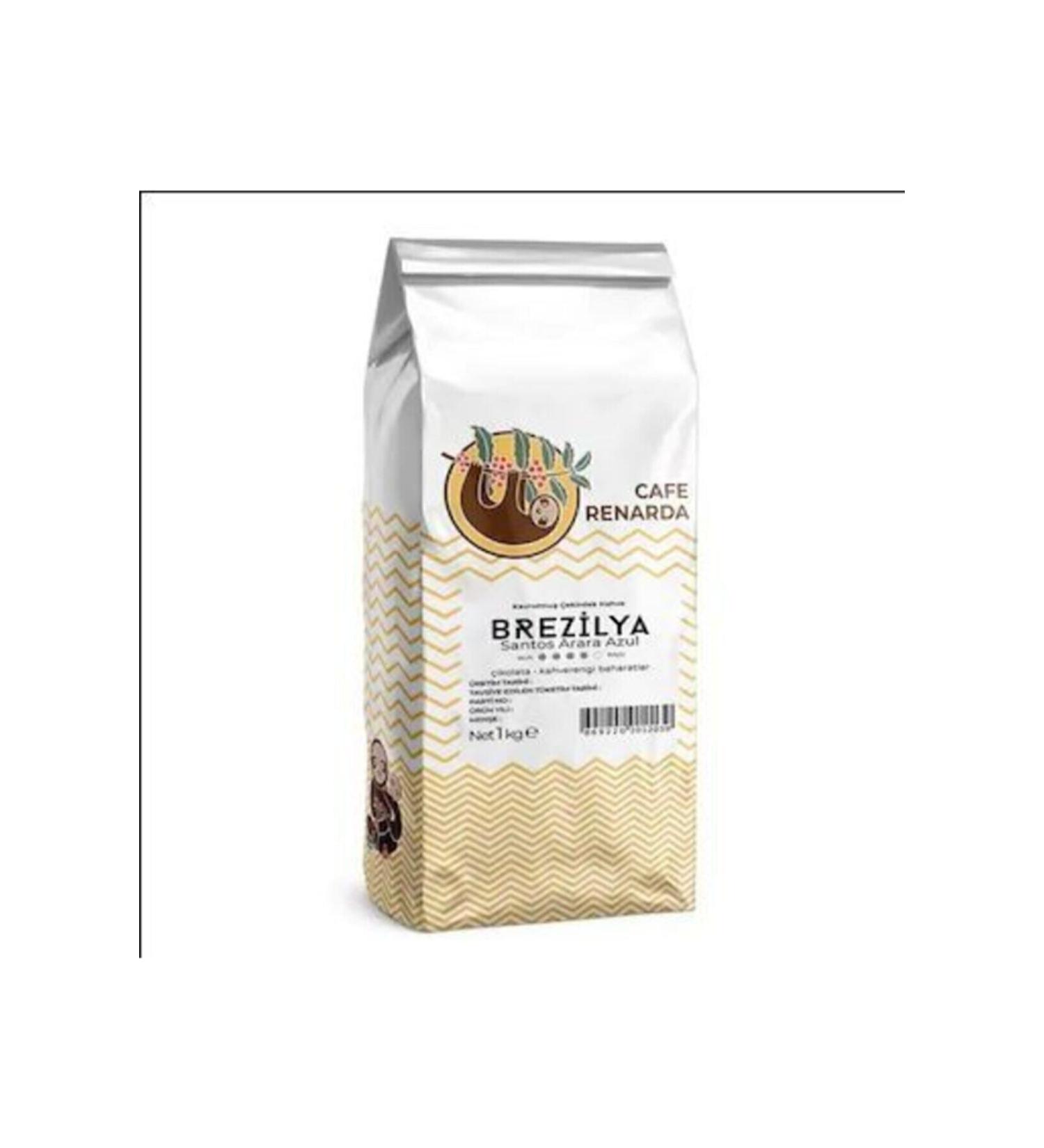Coffee Cafe Renarda Brazil Santos Roasted Local Beans 1 Kg