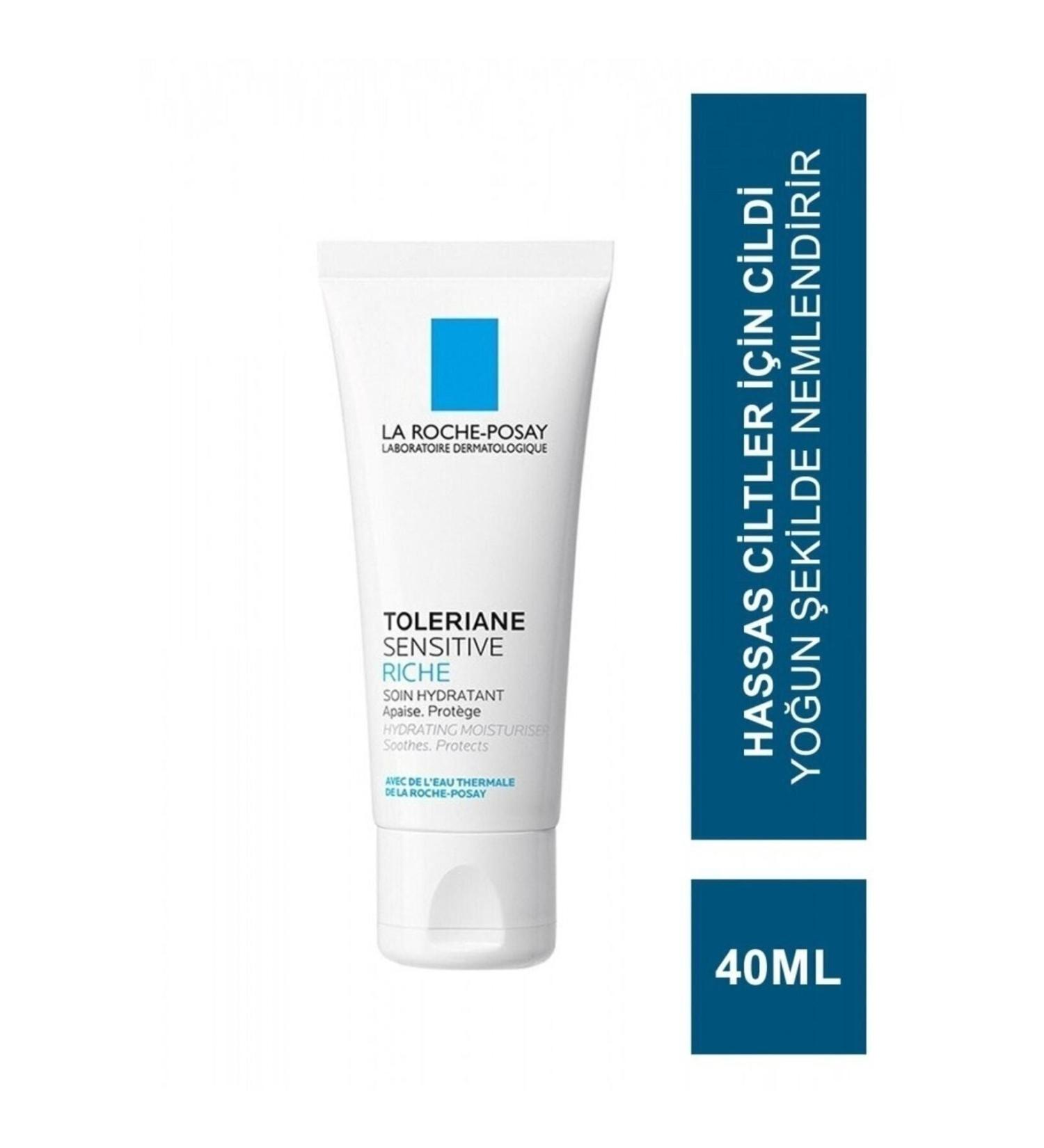 La Roche Posay Toleriane Sensitive Rich - 48 Hour Moisturizing Face Cream 40 Ml .La Roche Posay