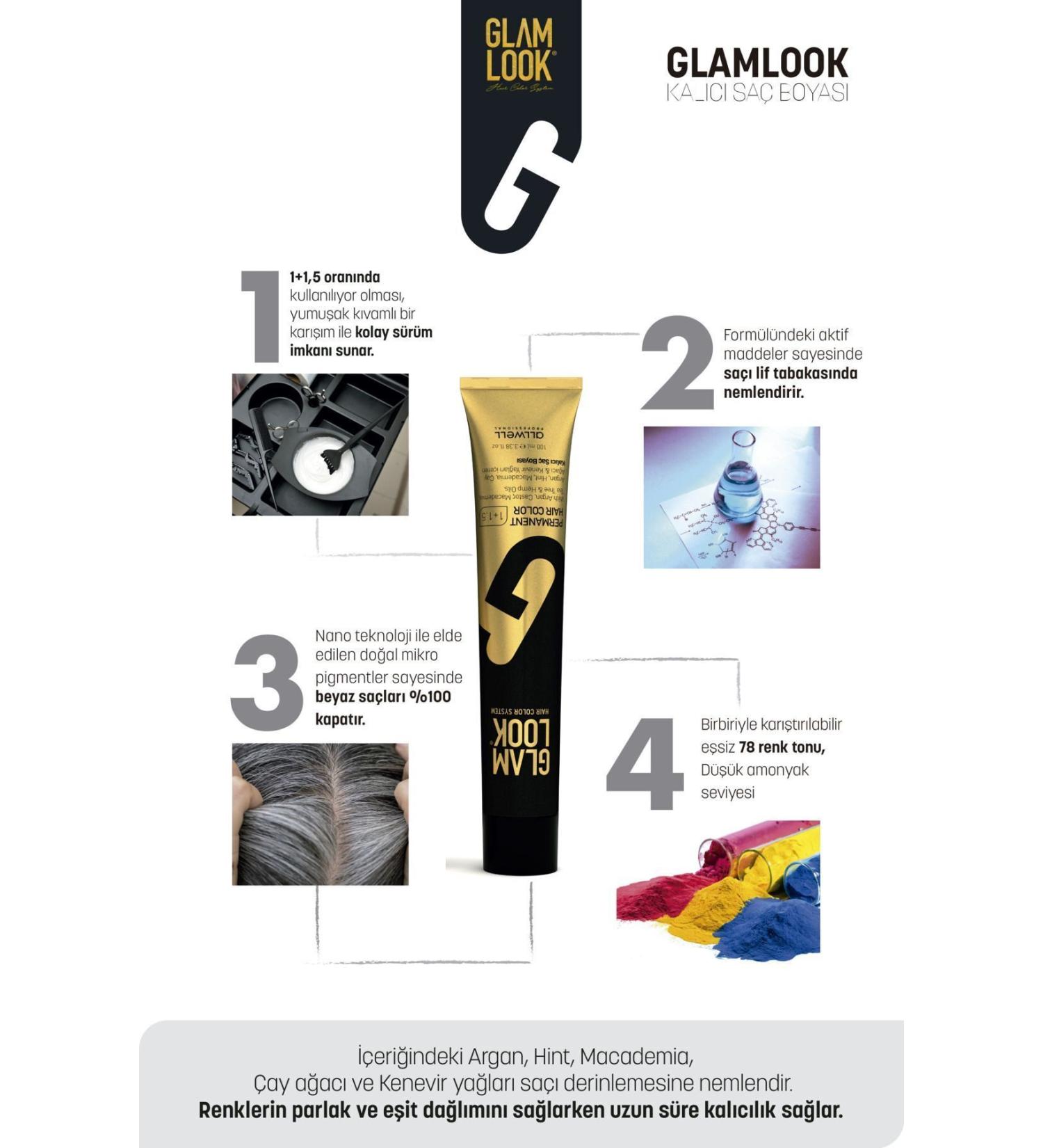 glam look 7.43 / Auburn Copper Gold - Gold Hair Dye - Buy Online on GoSupps.com