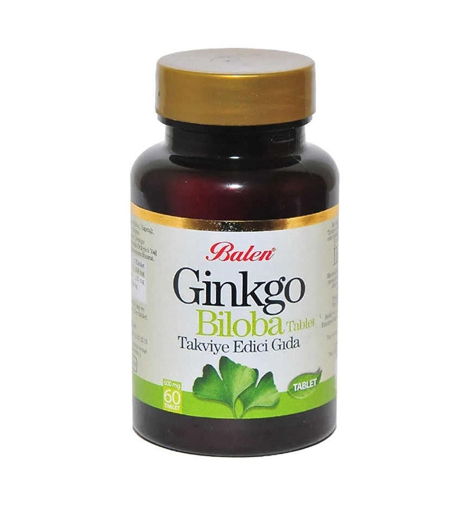 Balen Ginko Biloba 600 Mg 60 Tablets