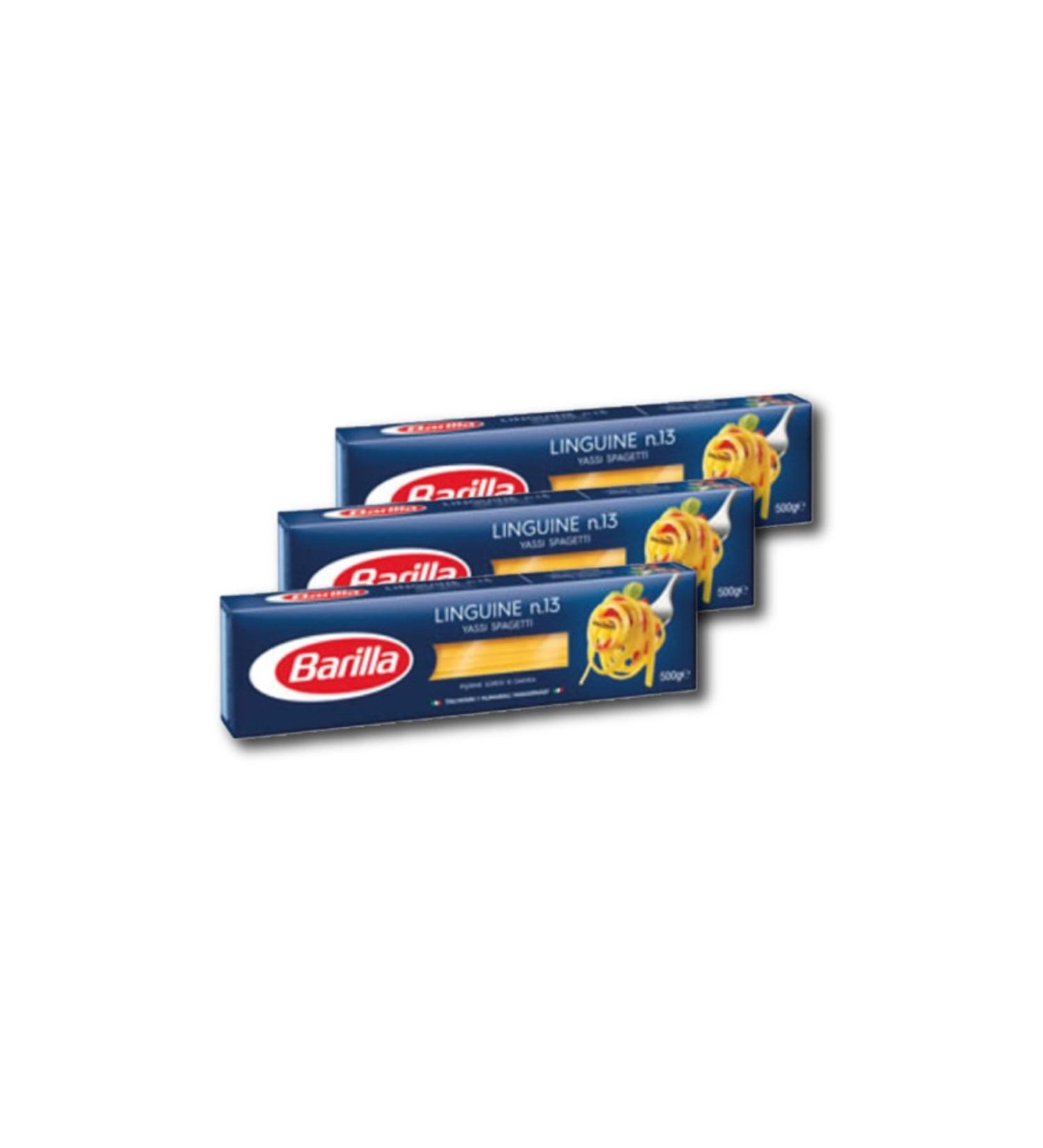 Barilla Linguine Flat Spaghetti 500 GX 3 Pieces