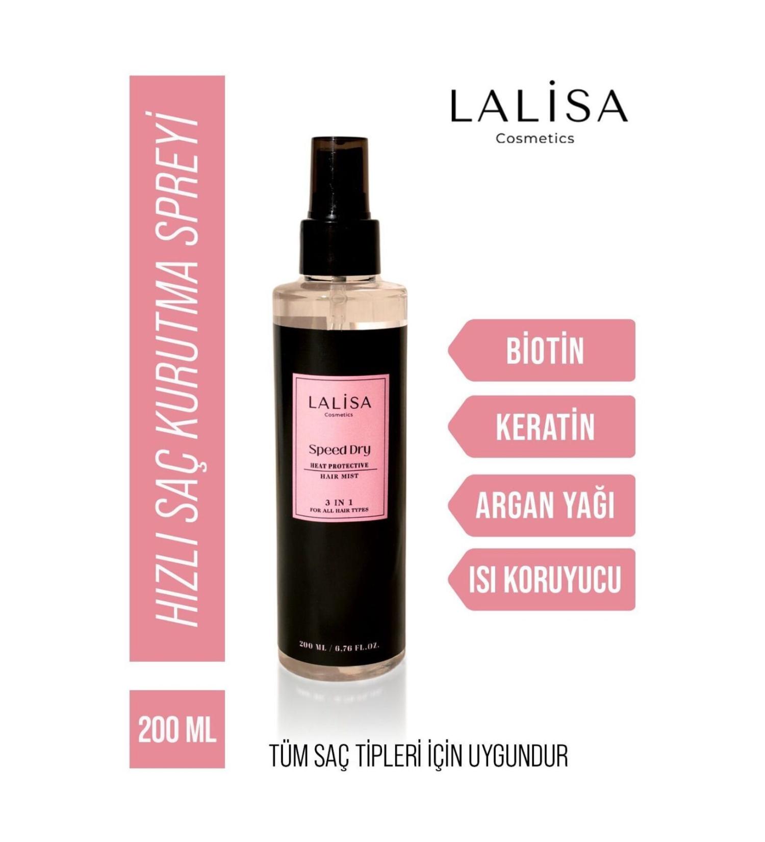 Lalisa Cosmetics 200 ml Fast Hair Dryer Nourishing Repair Heat Protector - Buy Online on GoSupps.com