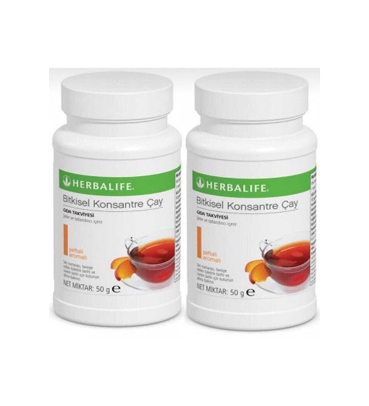 Herbalife Herbal Concentrate Tea Peach 50 Gram - Set of 2