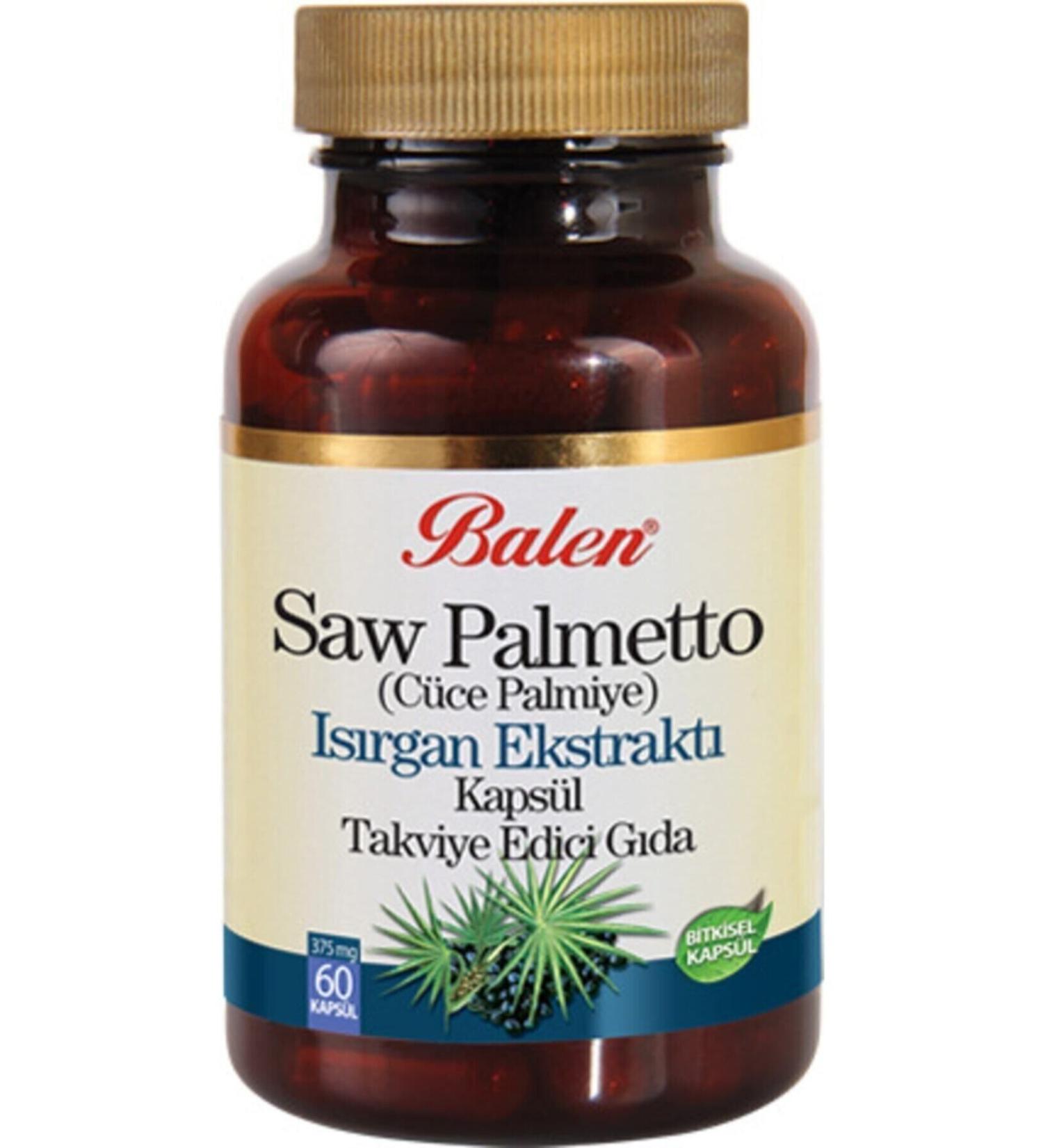 Balen Saw Palmetto & Nettle Extract Capsule 375 Mg 60 Capsules