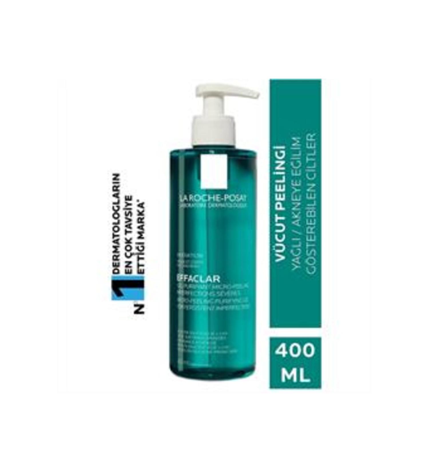 Baby La Roche Posay Effaclar Micro-Peeling Purifying Body Cleansing Gel 400ml (SINGLE)