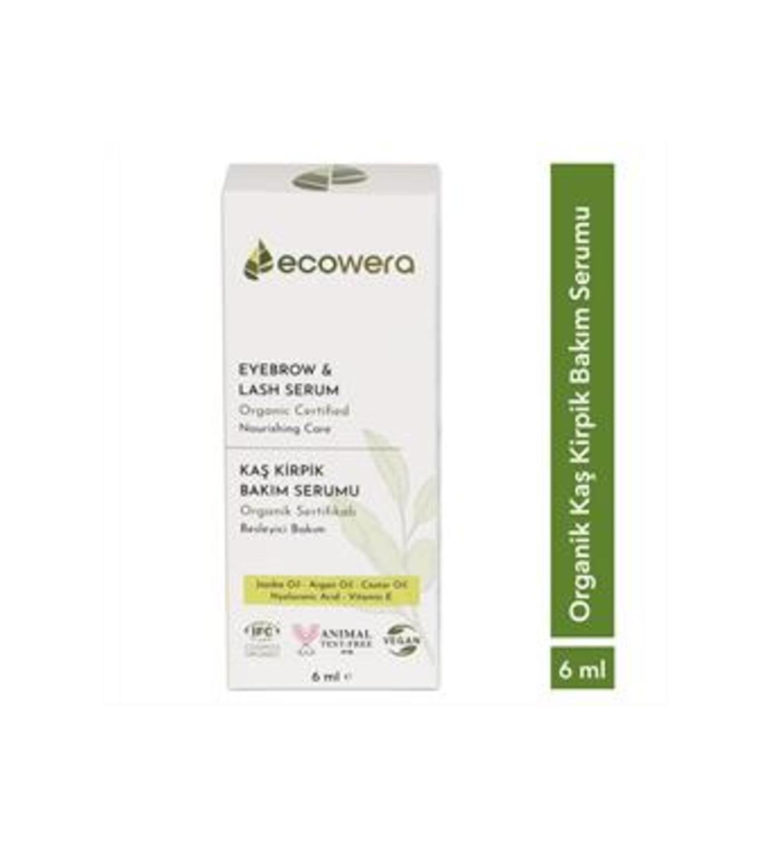 Baby Ecowera Organic Eyebrow Eyelash Serum 6ml (SINGLE)