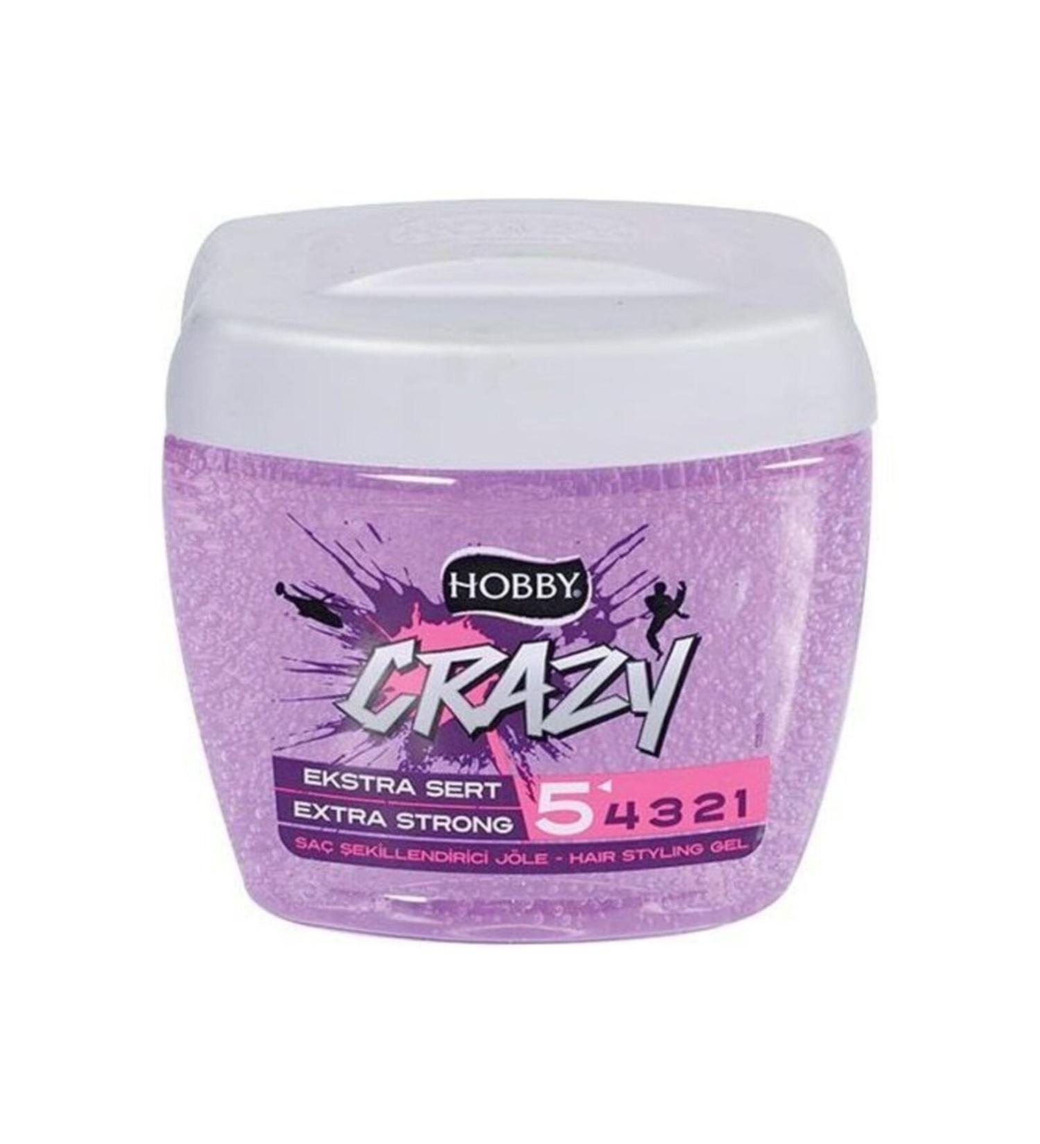 Hobby Extra Hard Hair Gel 700 ml X 3 Pieces