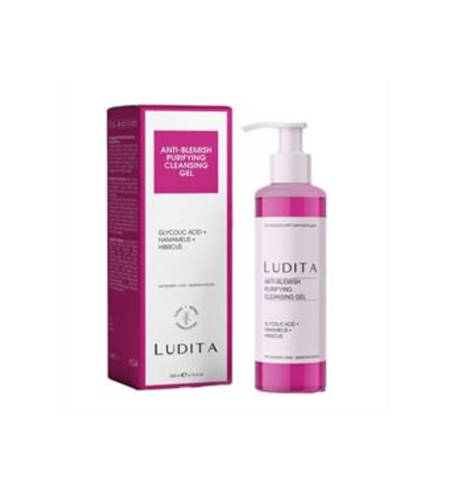 Baby Ludita Purifying Face Wash Gel with Hibiscus Extract for Blemished Skin 200ml (SINGLE)