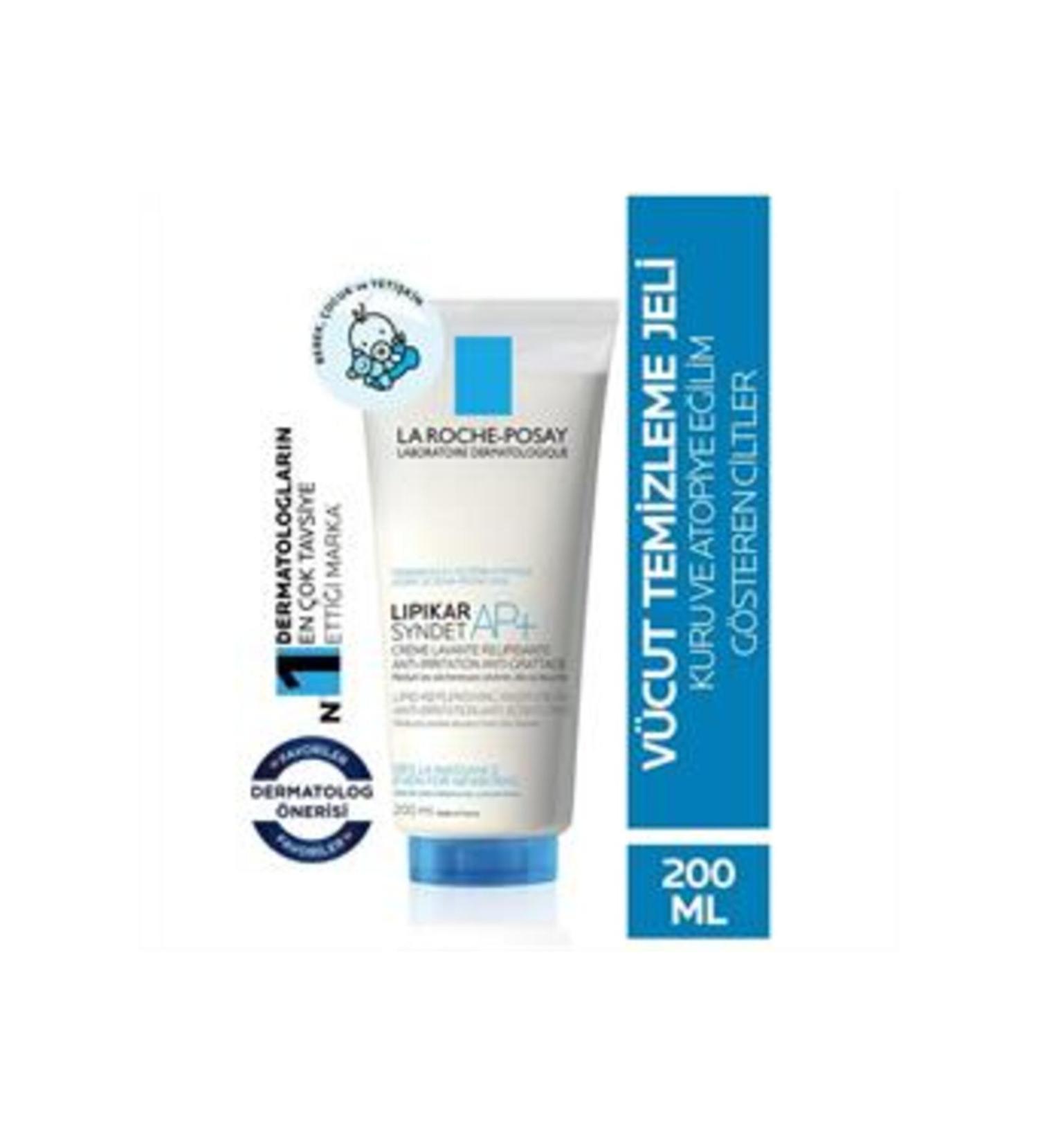 Baby La Roche Posay Lipikar Syndet AP+ Atopic and Sensitive Body Wash Gel 200 ml (SINGLE)