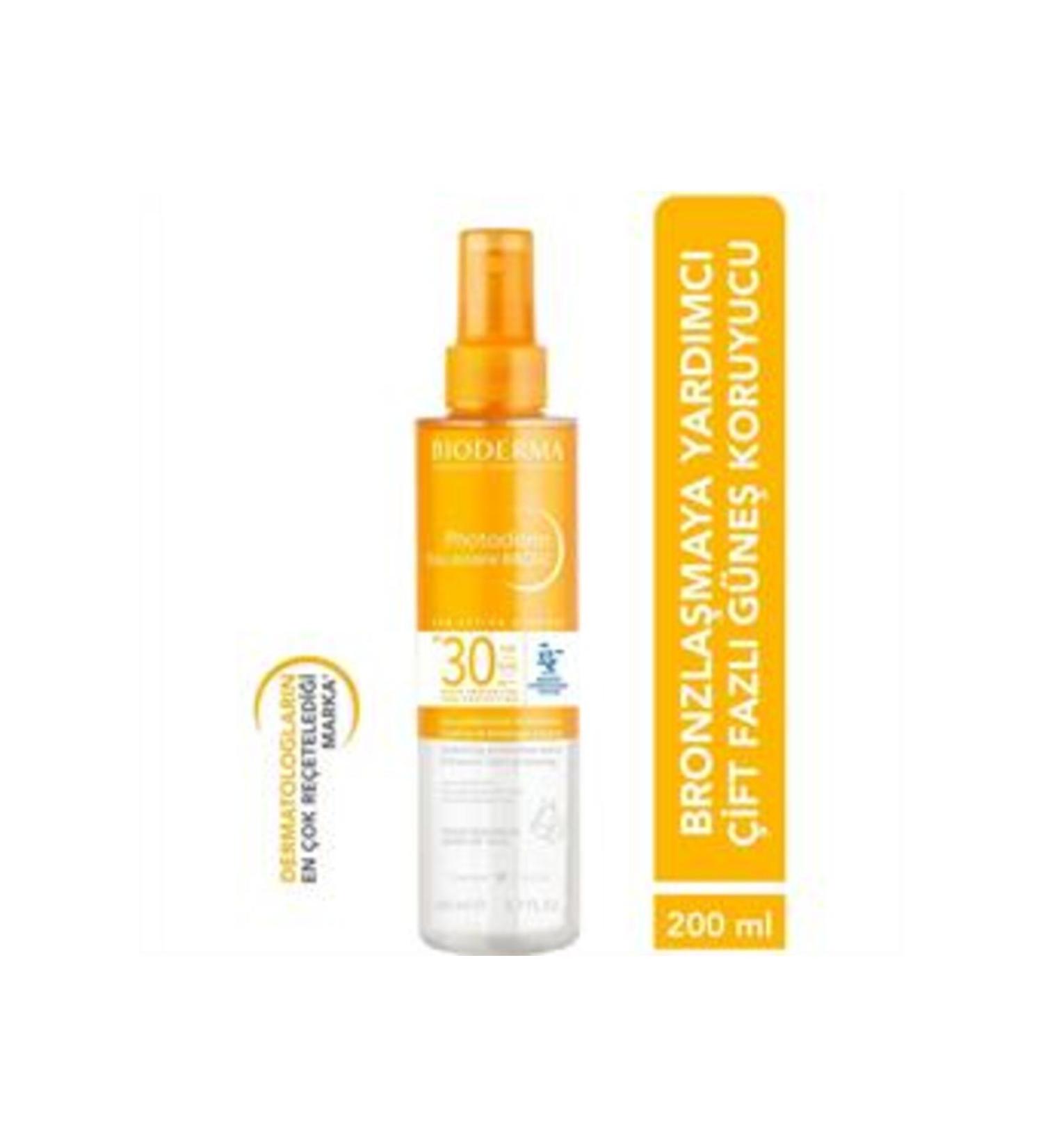 Baby Bioderma Photoderm Bronze Sun Protective Water SPF30 Bronzing Sunscreen 200ml (SINGLE)