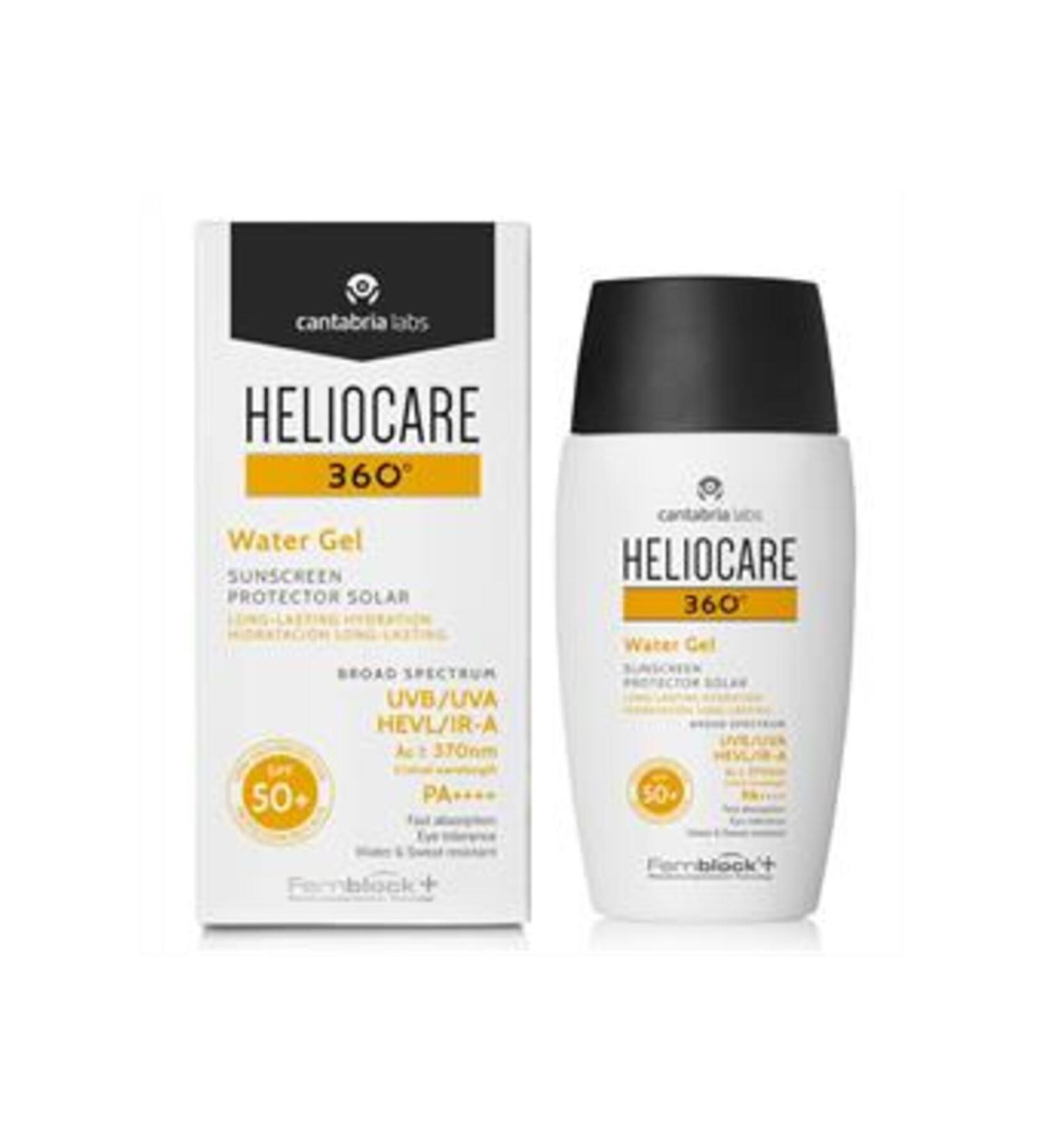 Baby Heliocare 360 Water Gel Sunscreen Long-Term Moisturizing Sun Cream Spf50+ 50ml (SINGLE)